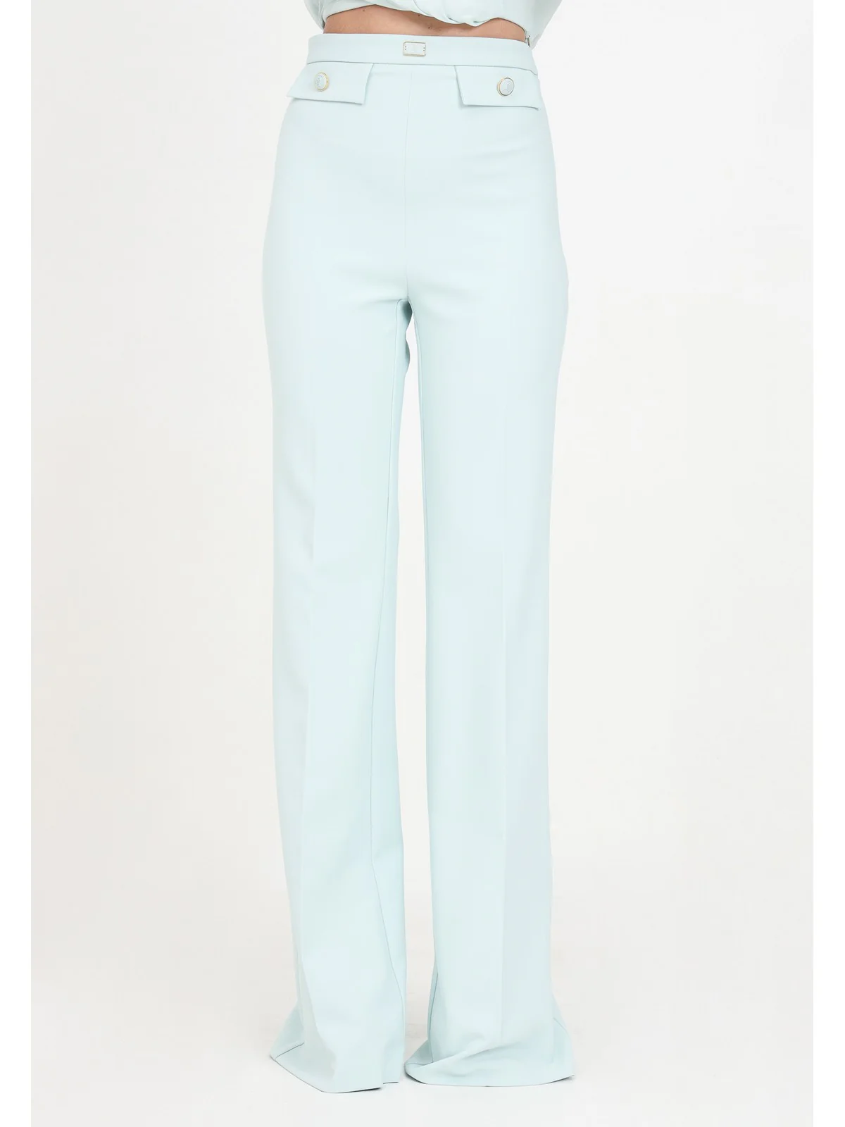 ELISABETTA FRANCHI Pantalone Donna  PA02941E2 BV9 Verde - Image 3
