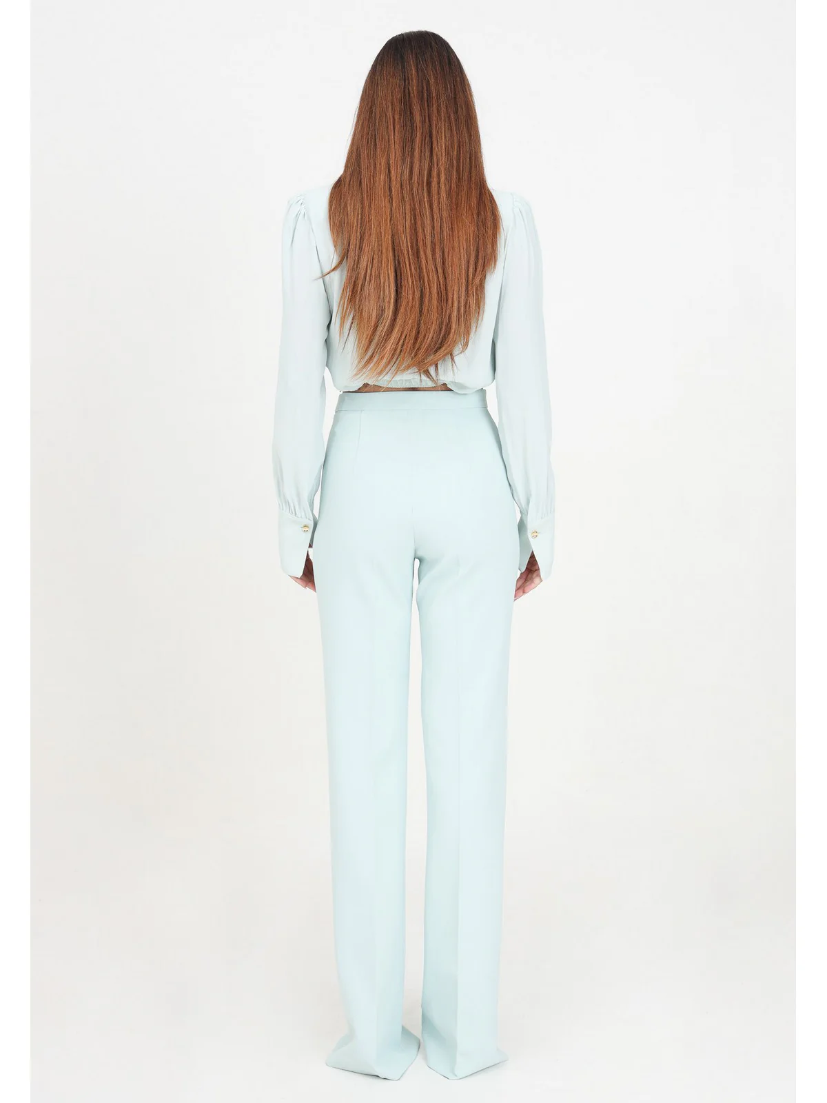 ELISABETTA FRANCHI Pantalone Donna  PA02941E2 BV9 Verde - Image 5