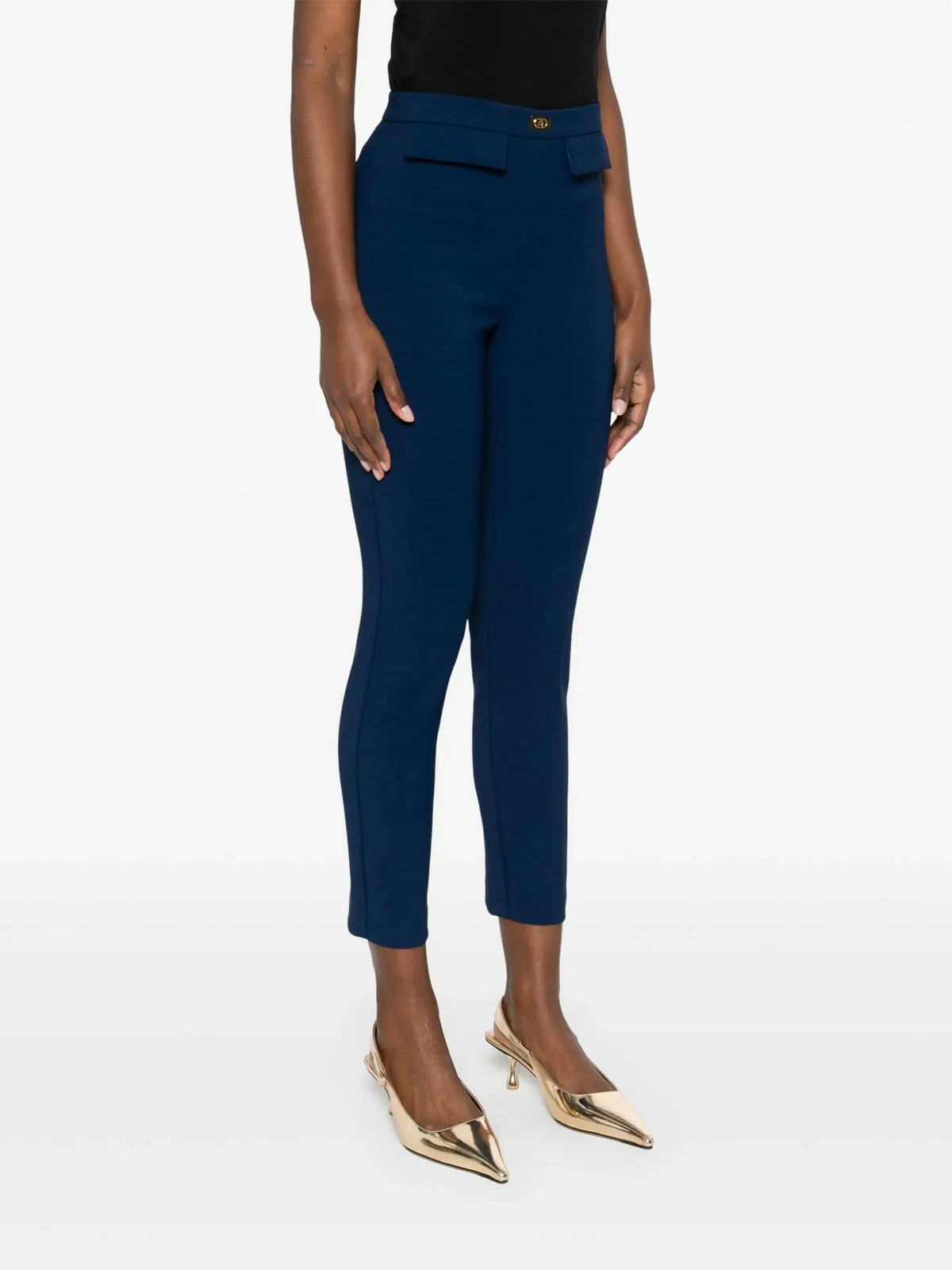 ELISABETTA FRANCHI Pantalone Donna  PA07751E2-DC8 Blu - Image 3
