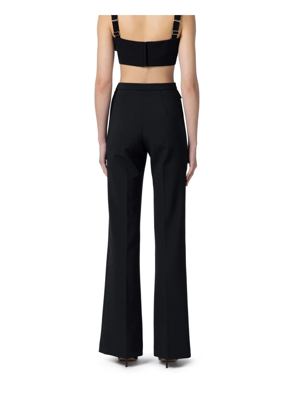 ELISABETTA FRANCHI Pantalone Donna  PA07851E2-110 Nero - Image 4