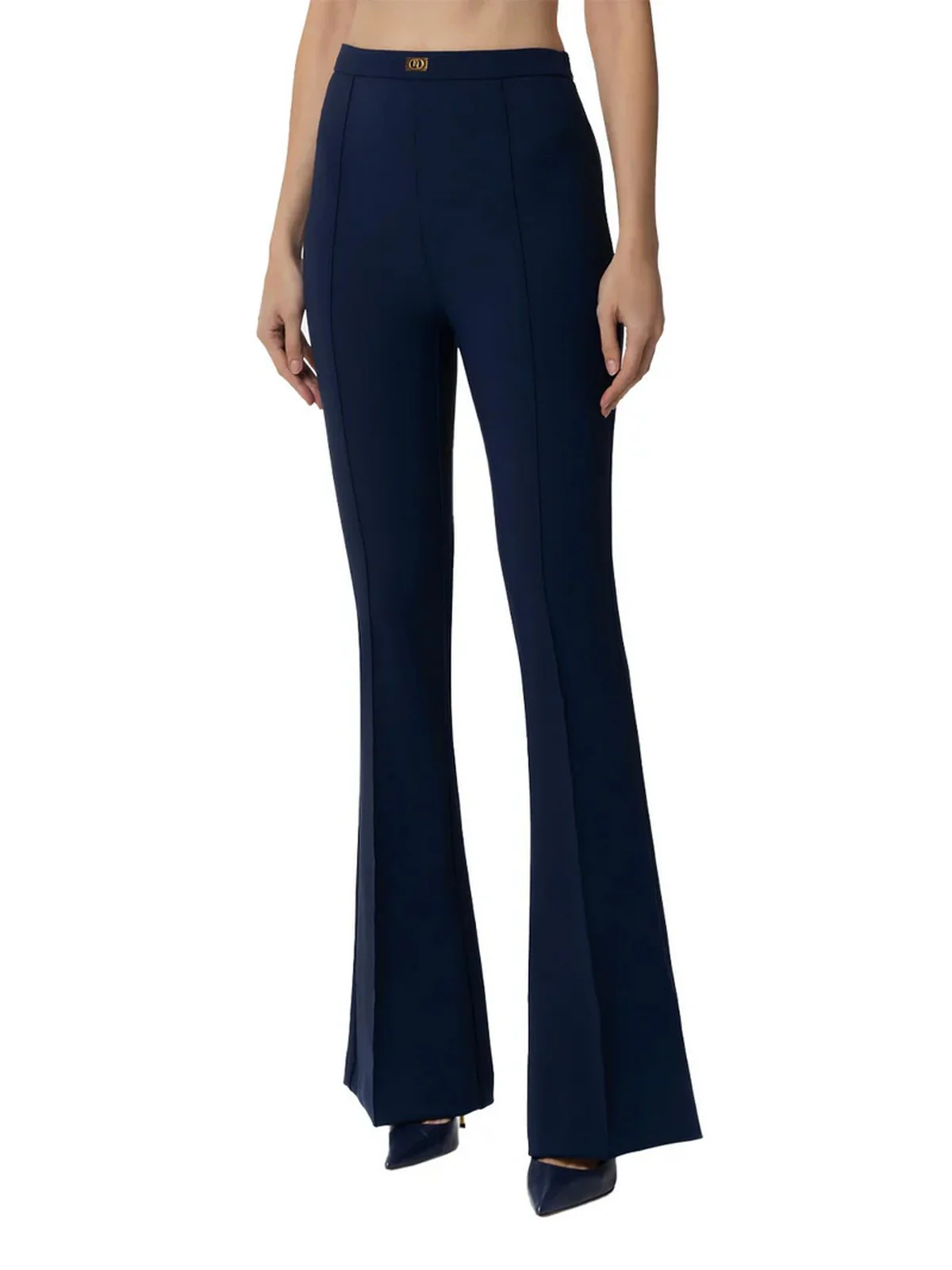 ELISABETTA FRANCHI Pantalone Donna  PA07951E2-DC8 Blu - Image 2
