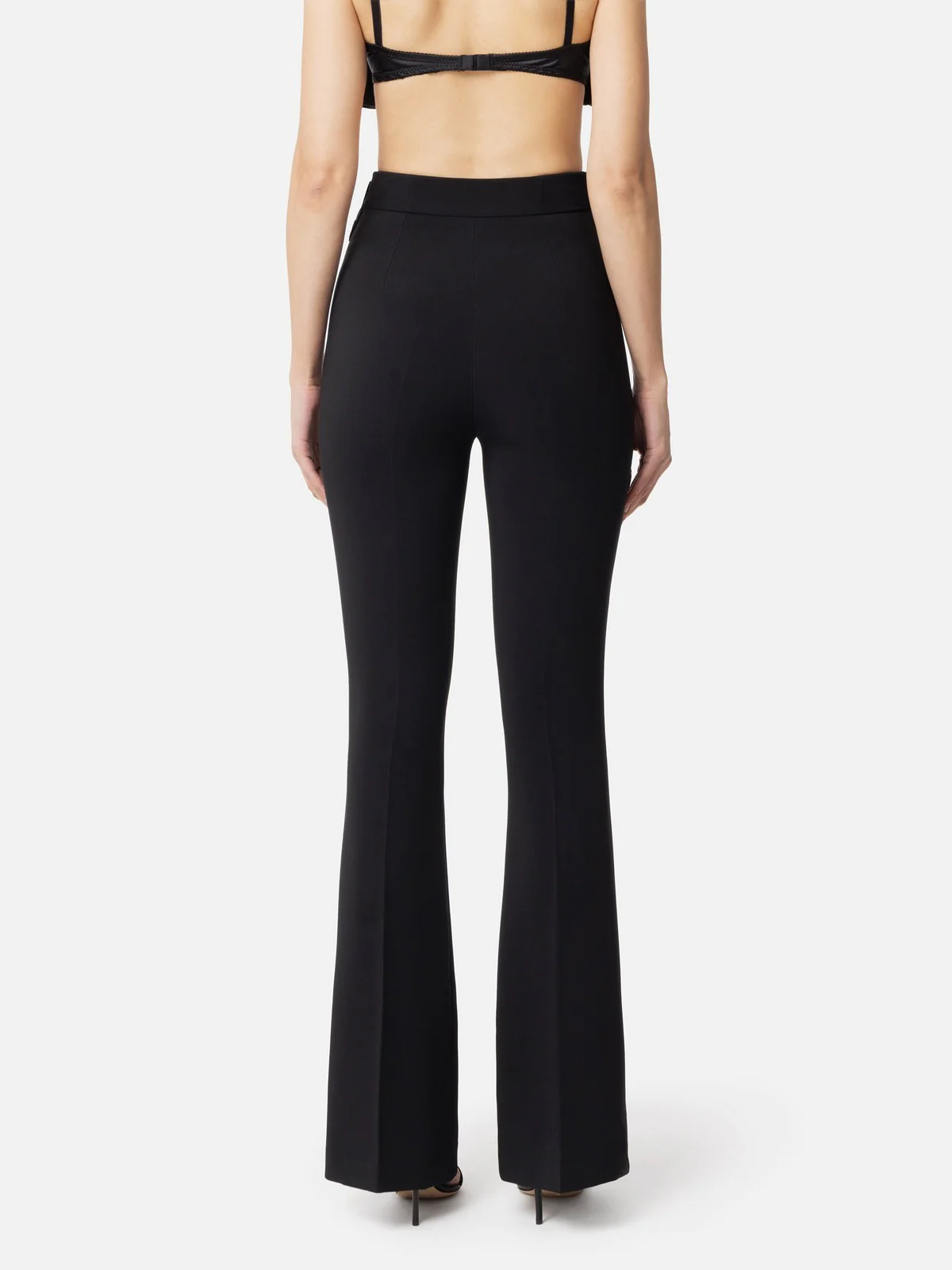 ELISABETTA FRANCHI Pantalone Donna  PA08551E2-110 Nero - Image 4