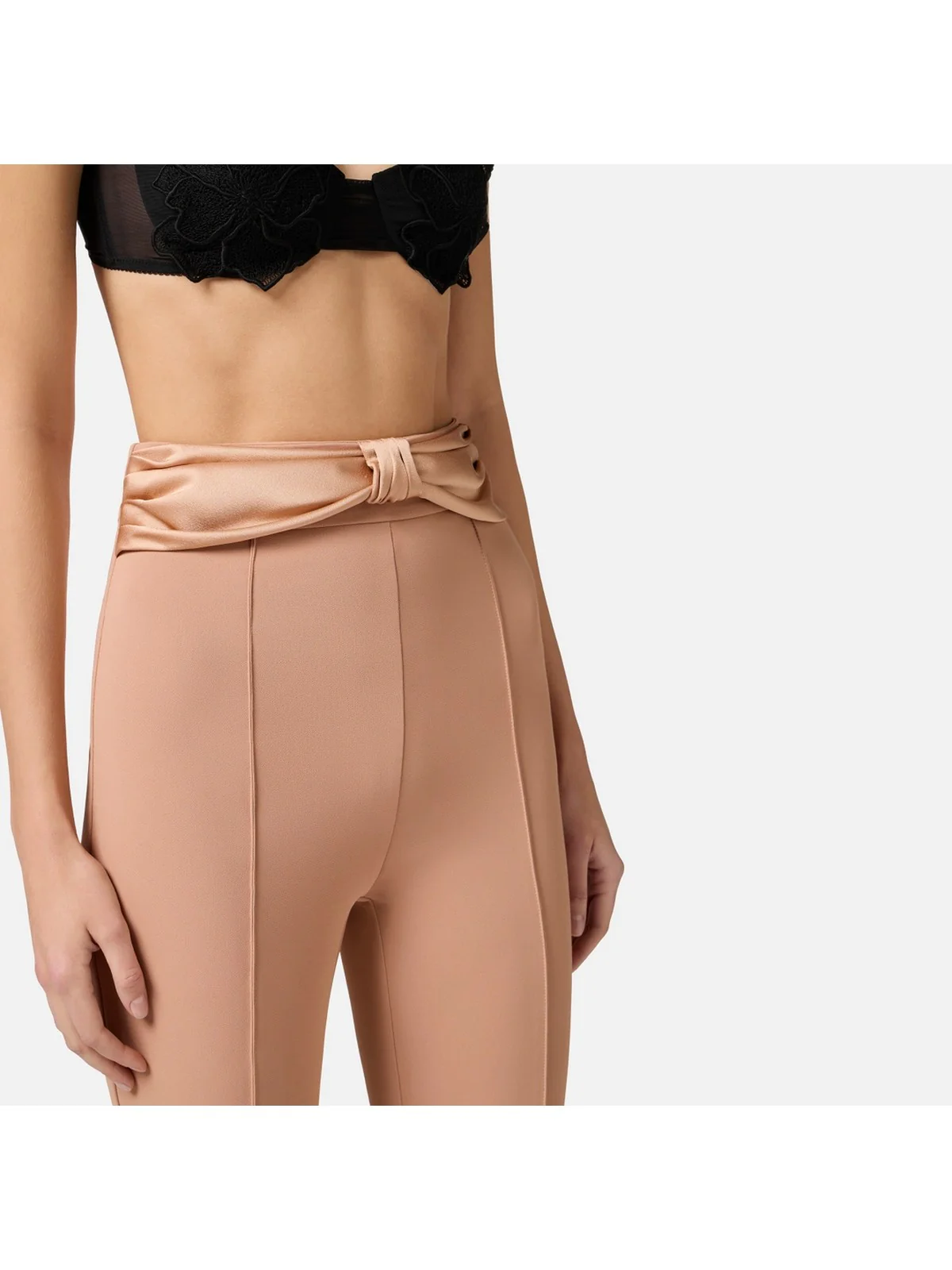 ELISABETTA FRANCHI Pantalone Donna  PA08551E2-283 Beige - Image 4