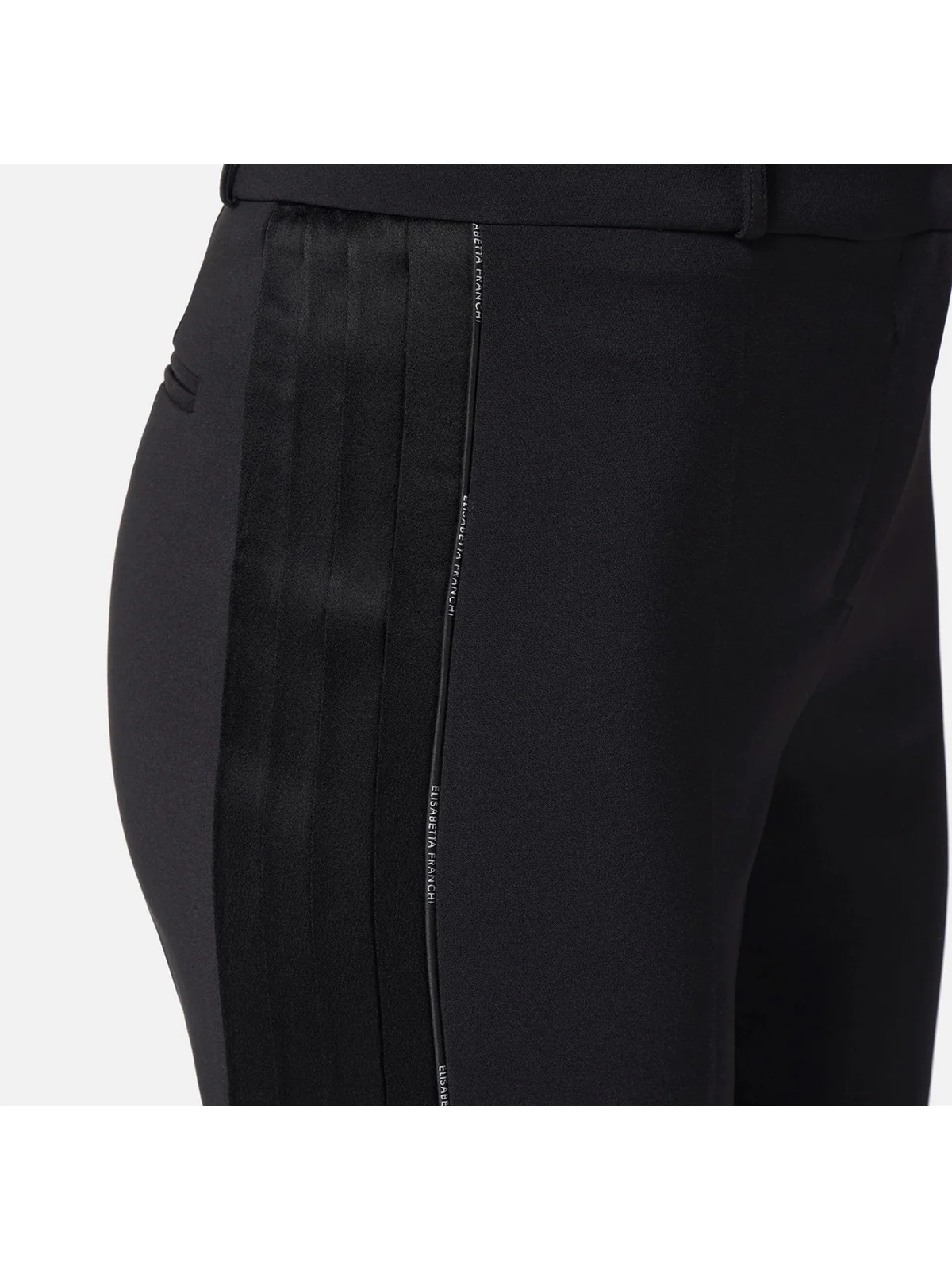 ELISABETTA FRANCHI Pantalone Donna PA08856E2 110 Nero - Image 4