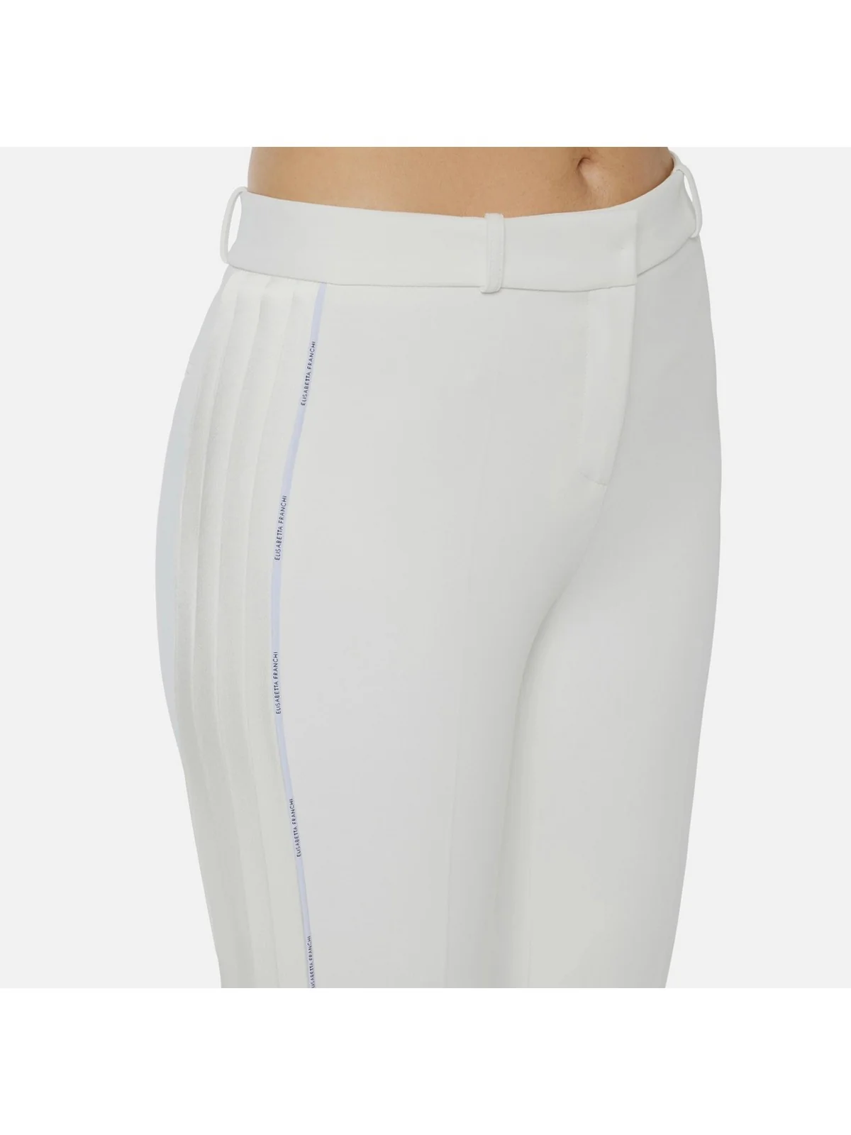 ELISABETTA FRANCHI Pantalone Donna  PA08856E2 360 Avorio - Image 3
