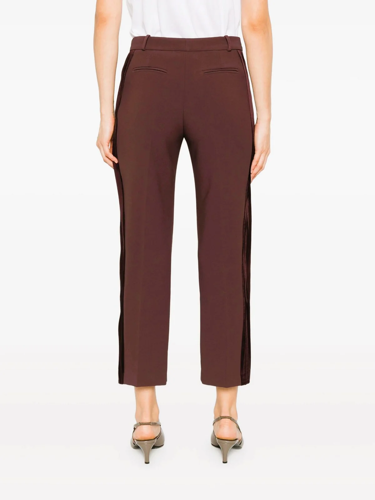 ELISABETTA FRANCHI Pantalone Donna  PA08856E2 EA3 COFFEE - Image 4