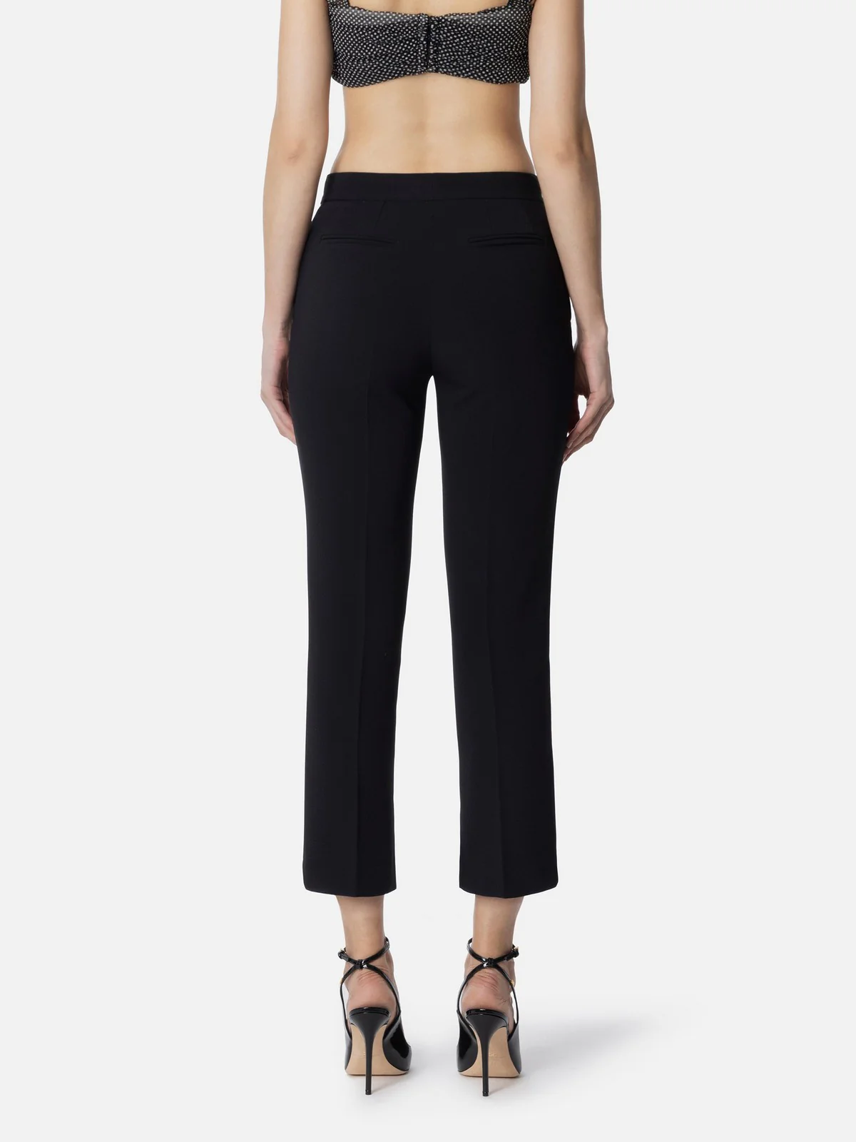 ELISABETTA FRANCHI Pantalone Donna  PA09852E2-110 Nero - Image 4