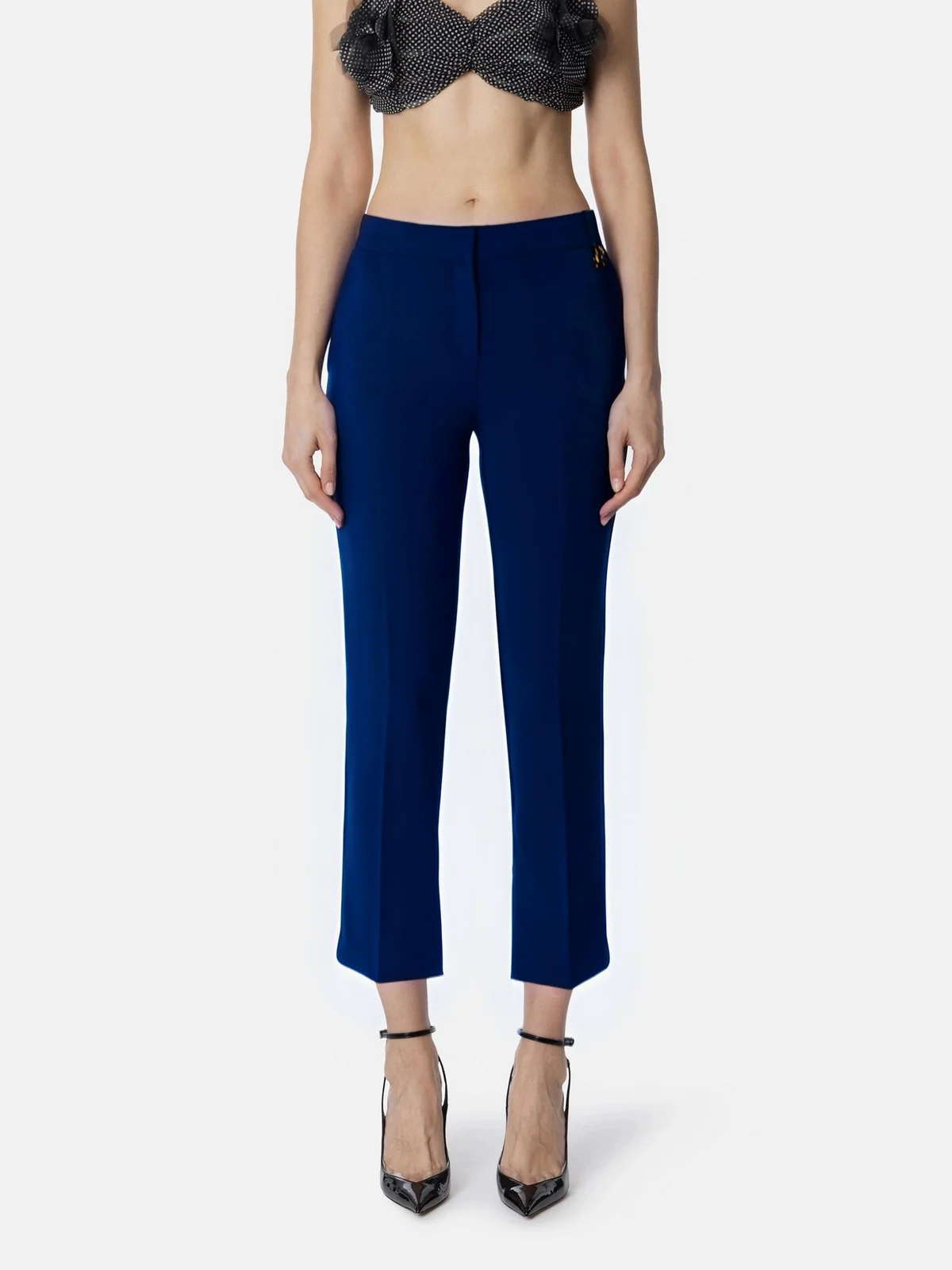 ELISABETTA FRANCHI Pantalone Donna  PA09852E2-DC8 Blu - Image 2