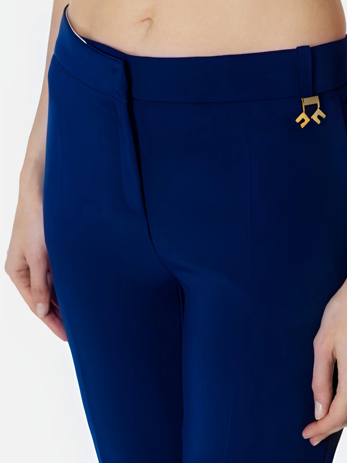 ELISABETTA FRANCHI Pantalone Donna  PA09852E2-DC8 Blu - Image 3