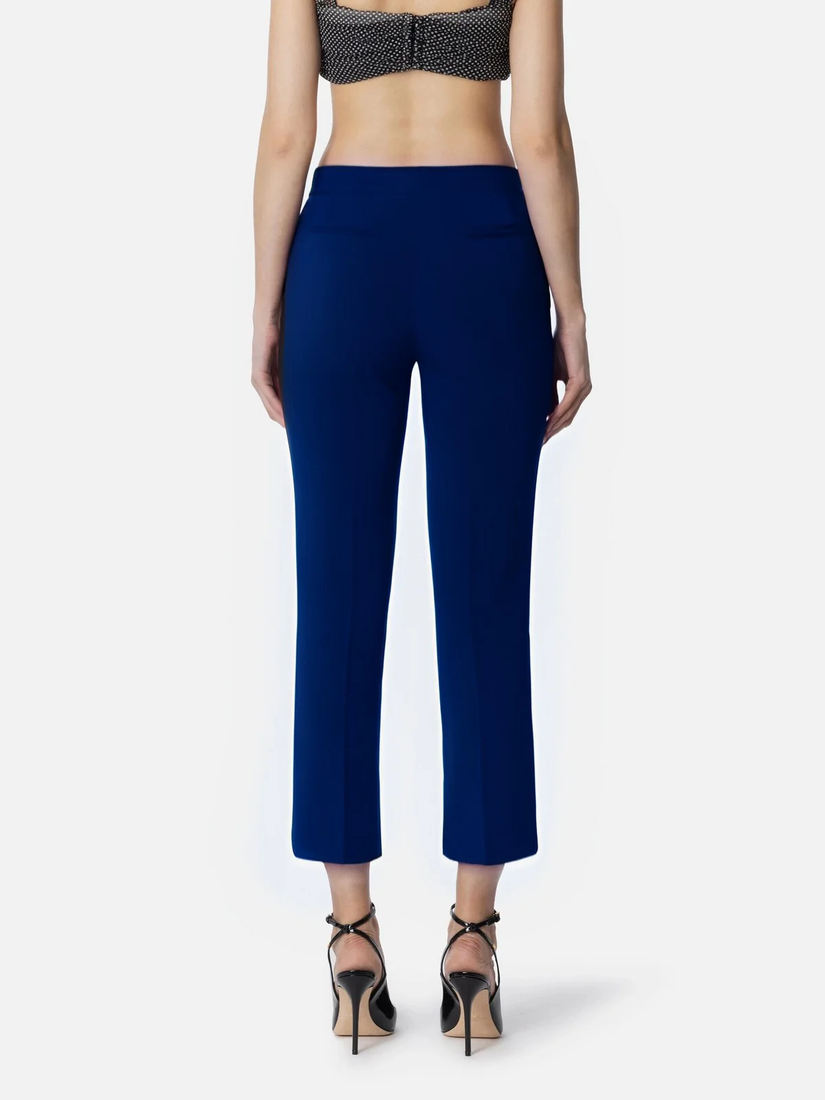 ELISABETTA FRANCHI Pantalone Donna  PA09852E2-DC8 Blu - Image 4