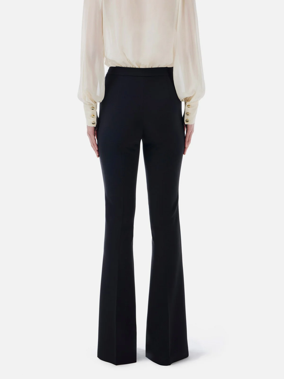 ELISABETTA FRANCHI Pantalone Donna  PA09952E2-110 Nero - Image 4