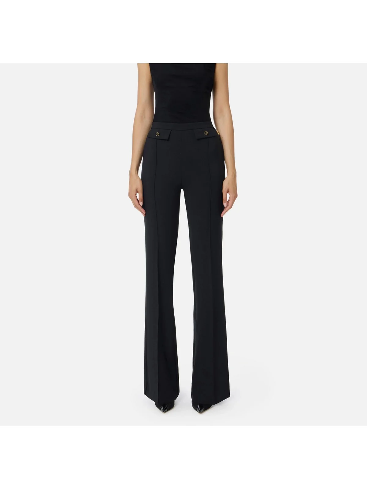 ELISABETTA FRANCHI Pantalone Donna  PA12156E2 110 Nero - Image 2