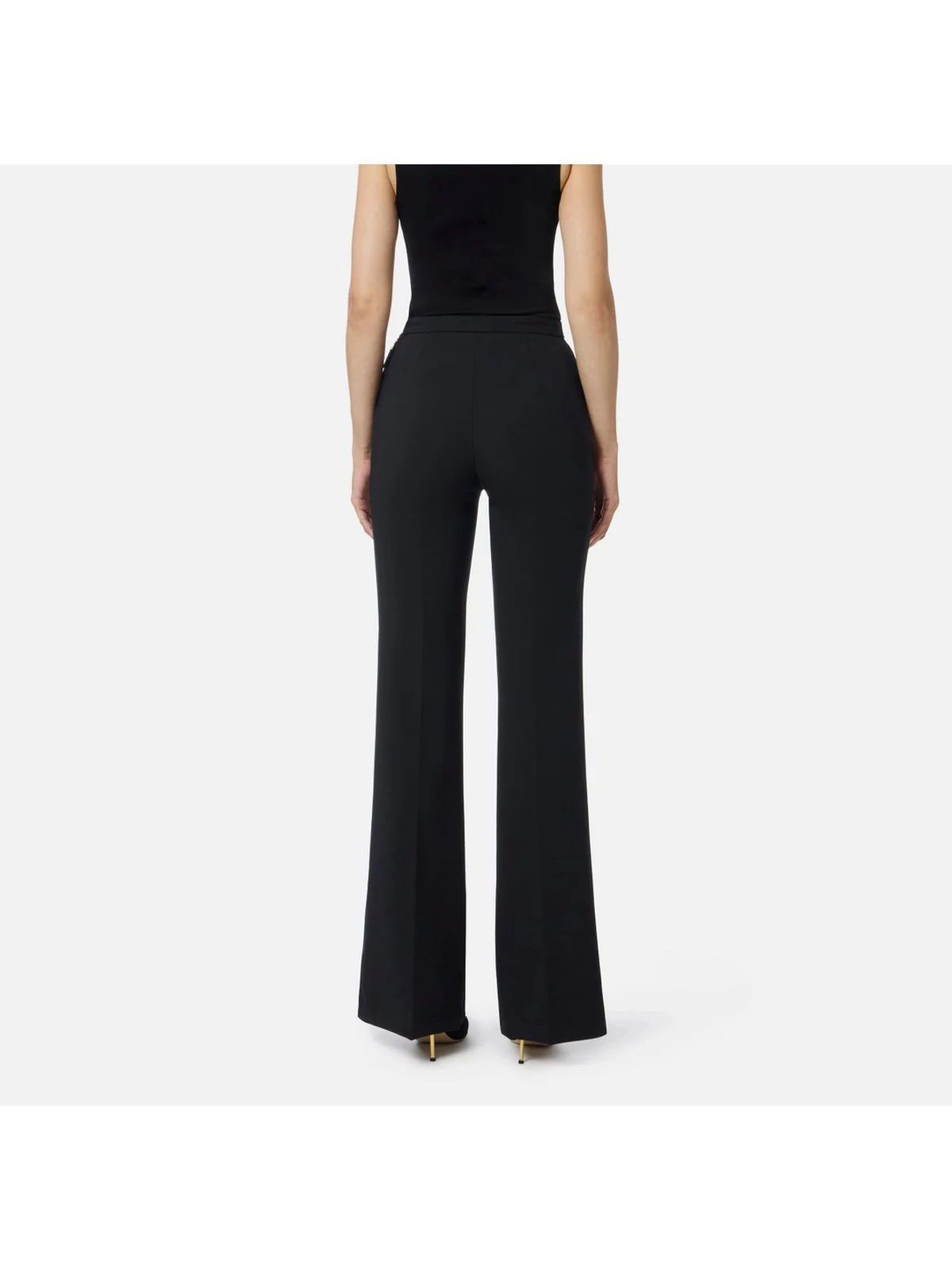 ELISABETTA FRANCHI Pantalone Donna  PA12156E2 110 Nero - Image 4