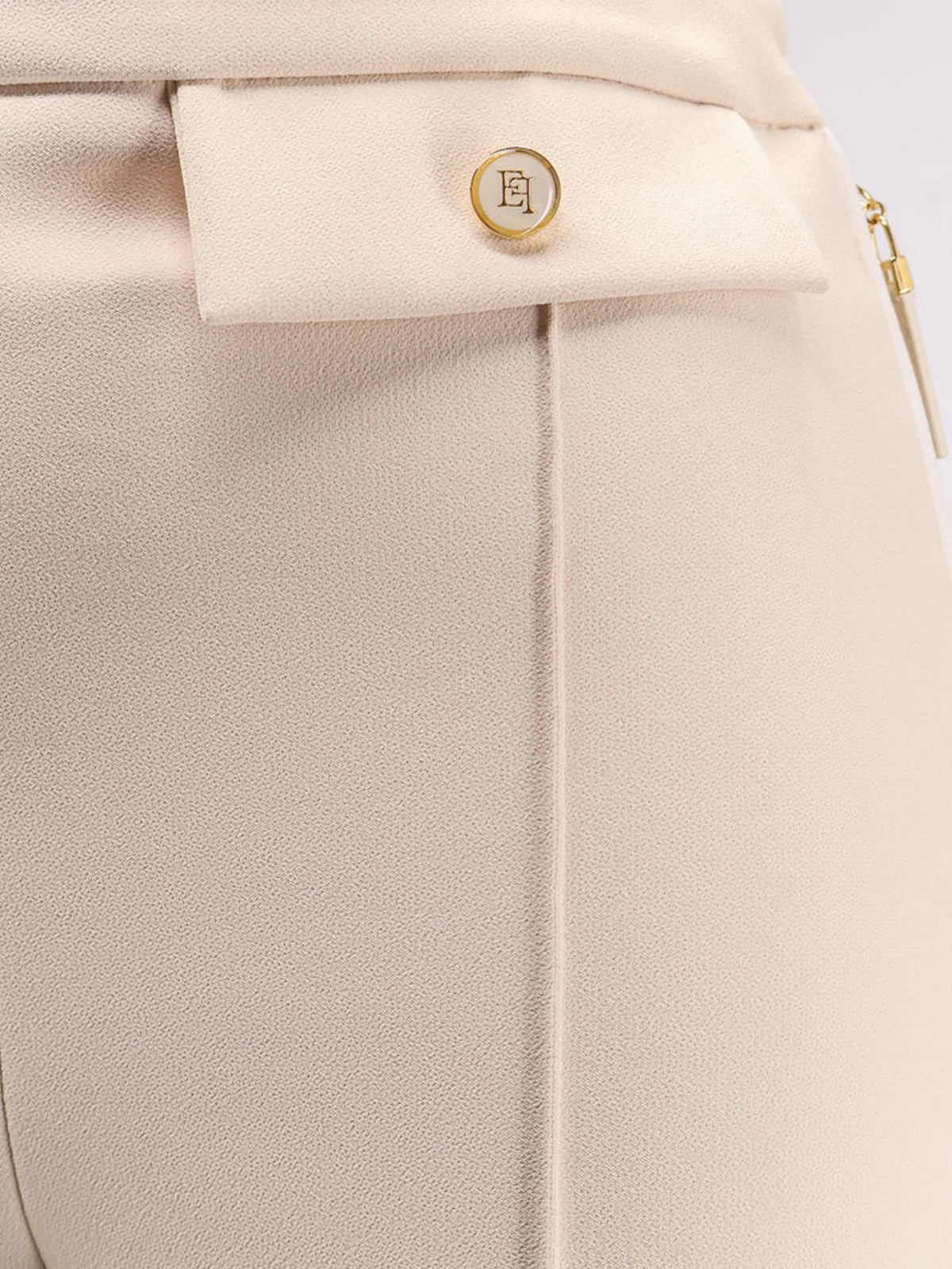 ELISABETTA FRANCHI Pantalone Donna  PA12156E2 DZ9 MILK - Image 3