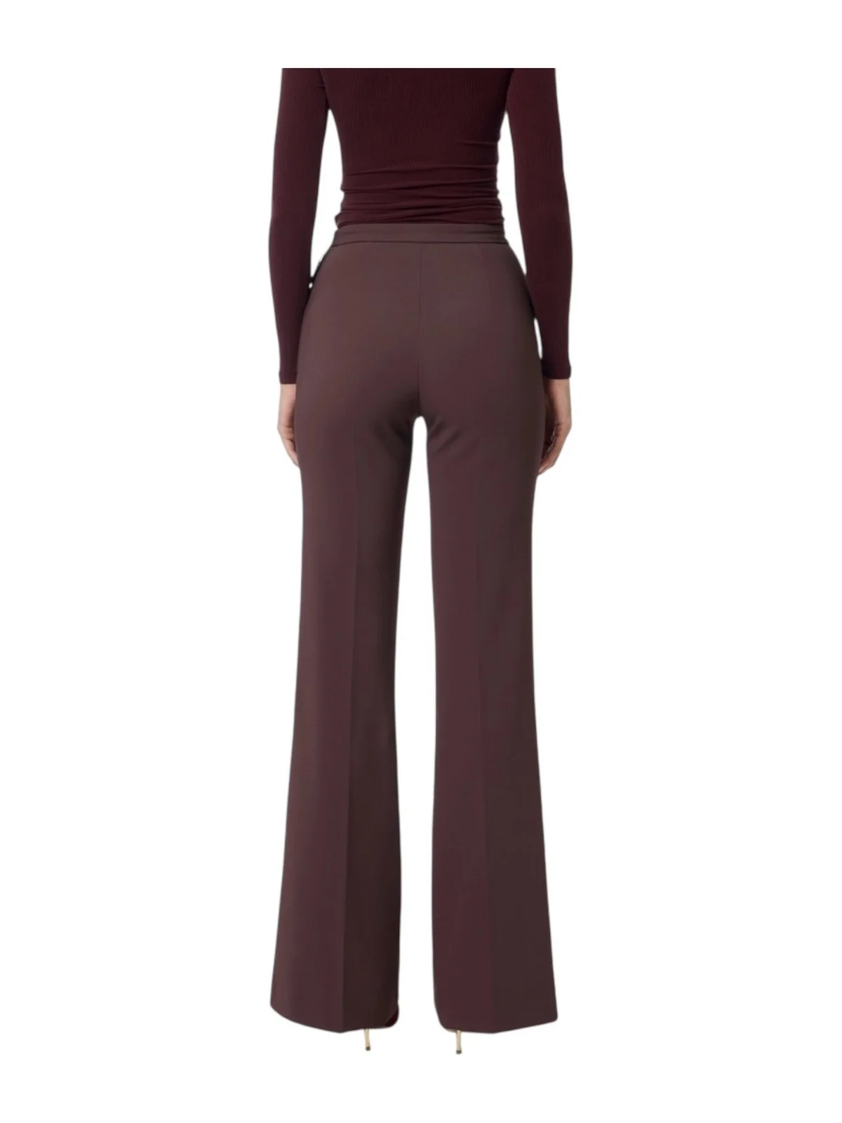 ELISABETTA FRANCHI Pantalone Donna  PA12156E2 EA4 MERLOT - Image 3