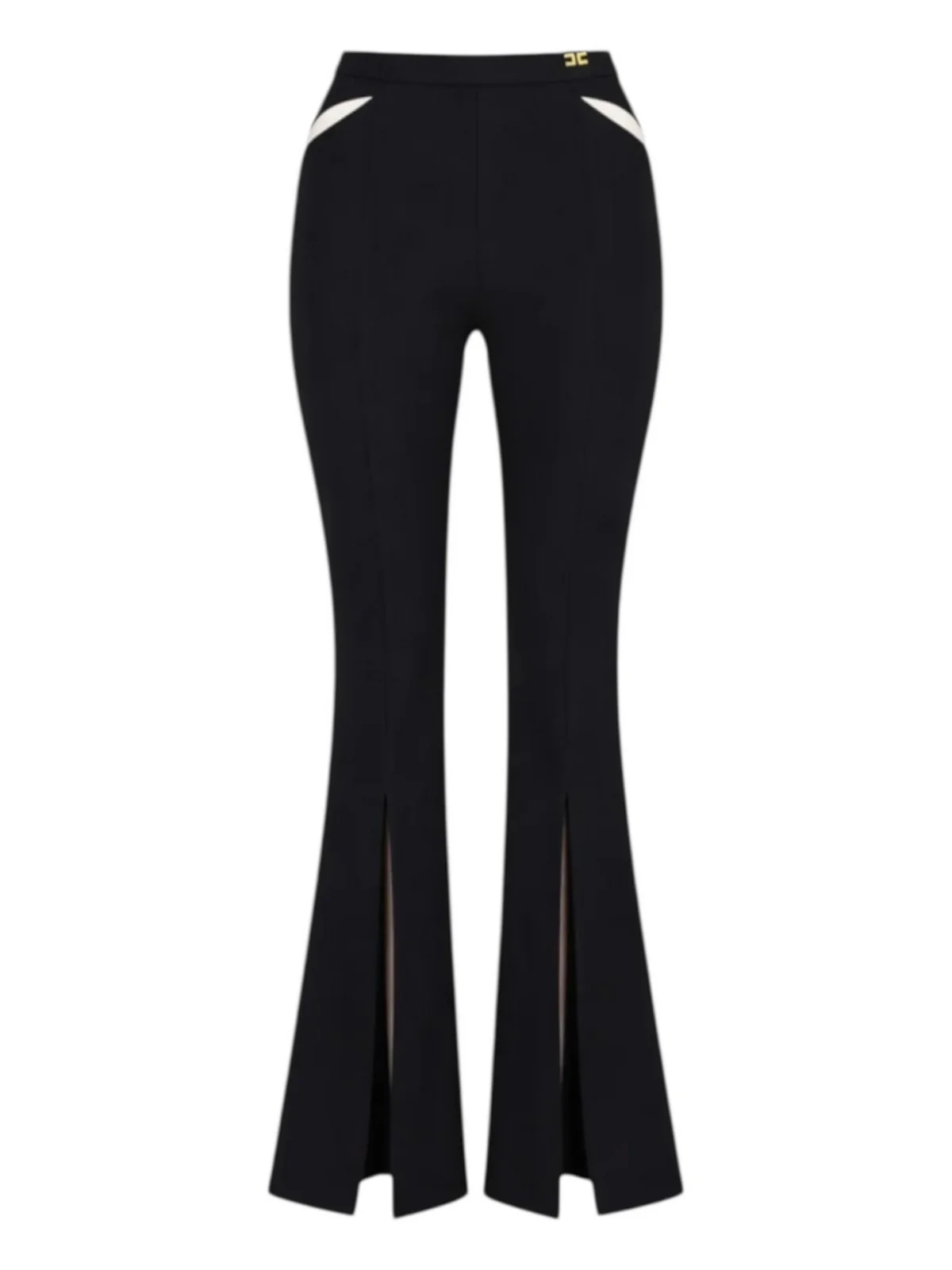 ELISABETTA FRANCHI Pantalone Donna PA15961E2 685 NERO/BURRO