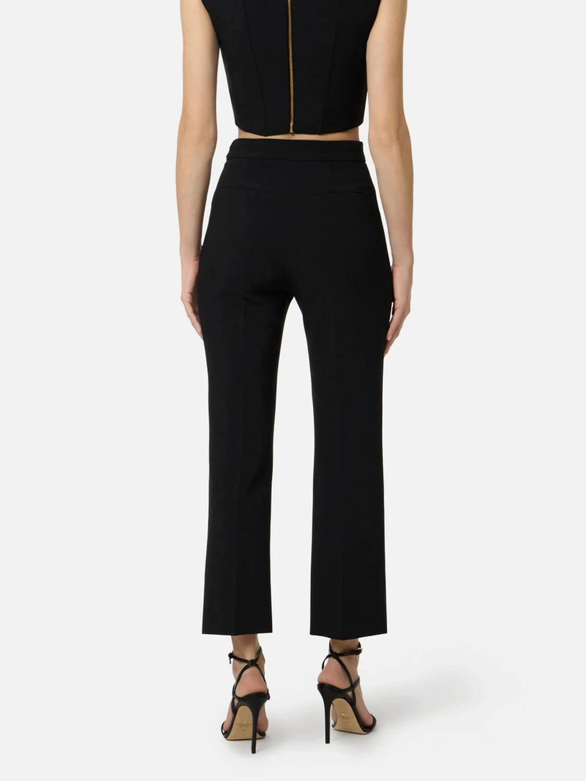 ELISABETTA FRANCHI Pantalone Donna  PA16861E2 110 Nero - Image 2