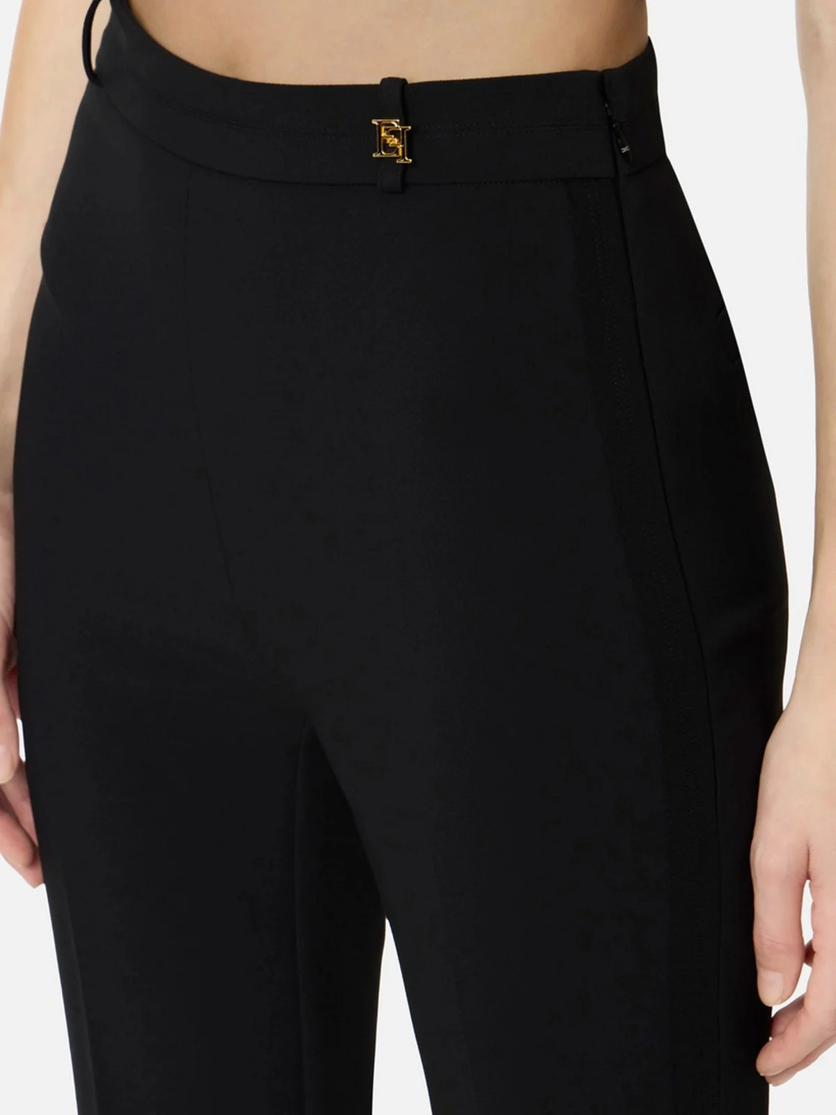 ELISABETTA FRANCHI Pantalone Donna  PA16861E2 110 Nero - Image 3