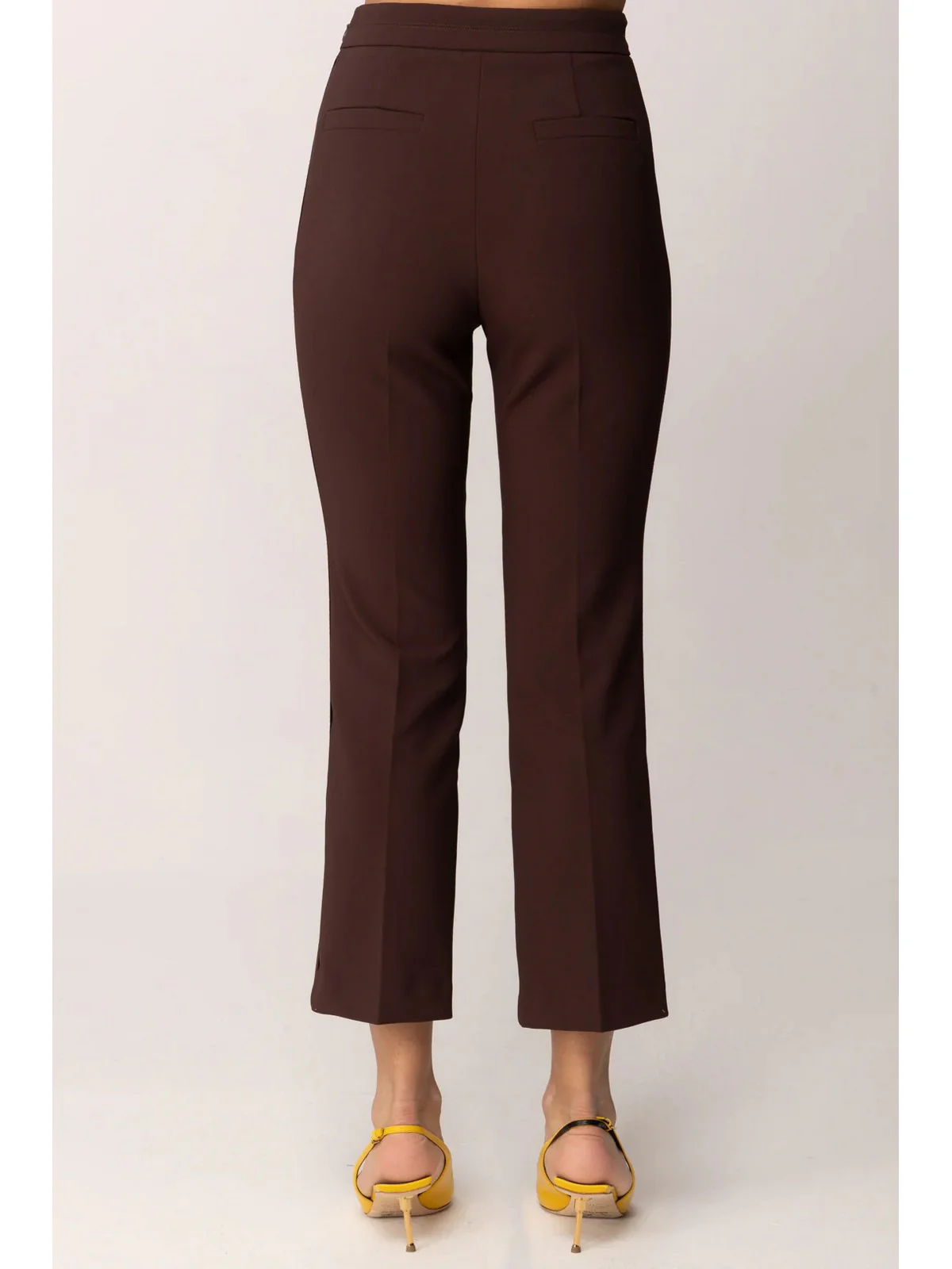 ELISABETTA FRANCHI Pantalone Donna  PA16861E2 644 CACAO - Image 5