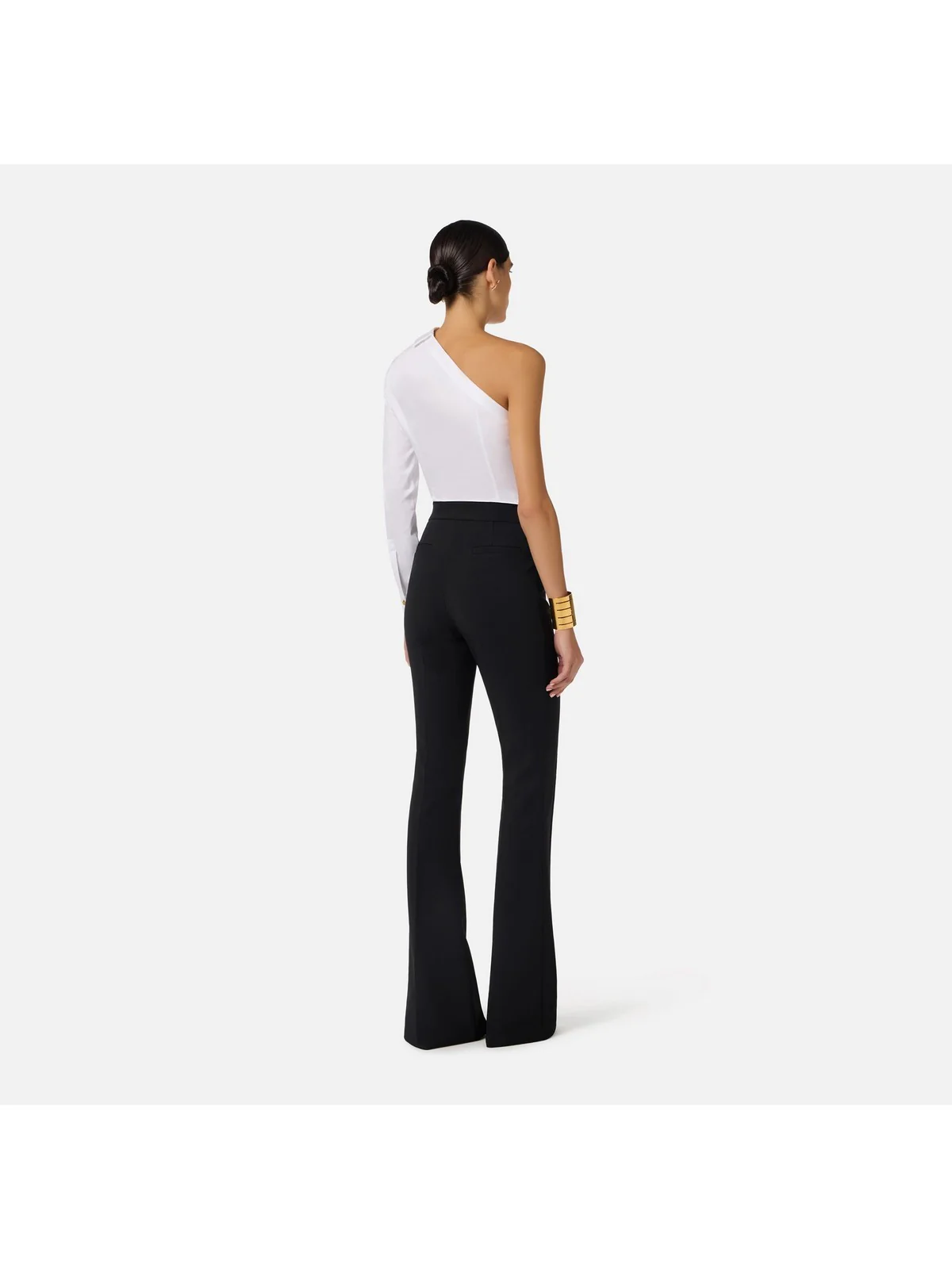 ELISABETTA FRANCHI Pantalone Donna  PA16961E2 110 Nero - Image 4