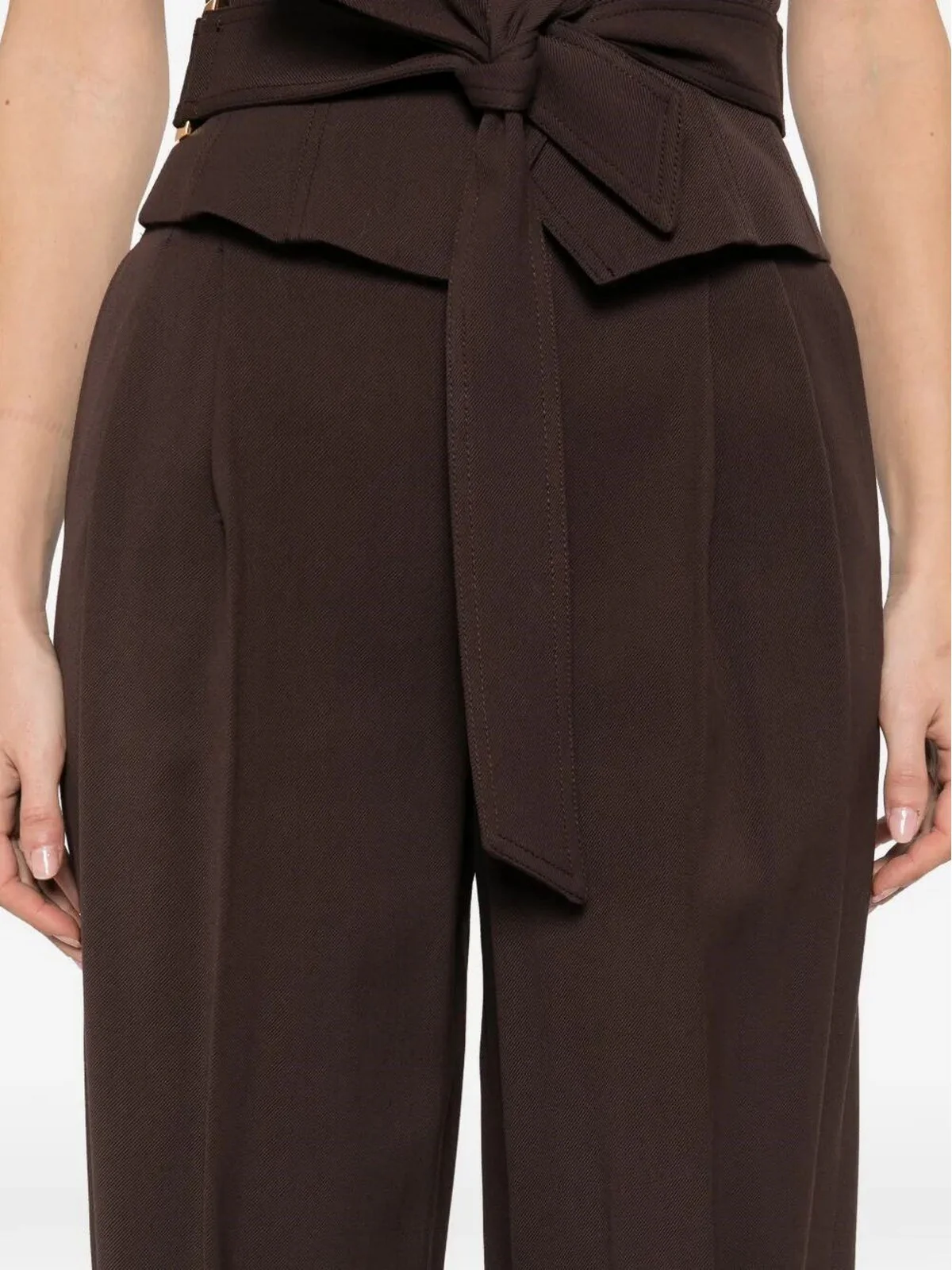 ELISABETTA FRANCHI Pantalone Donna  PA17661E2 644 CACAO - Image 2