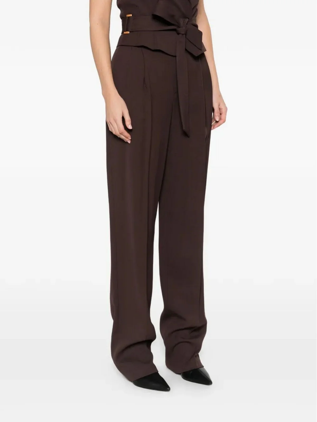 ELISABETTA FRANCHI Pantalone Donna  PA17661E2 644 CACAO - Image 3