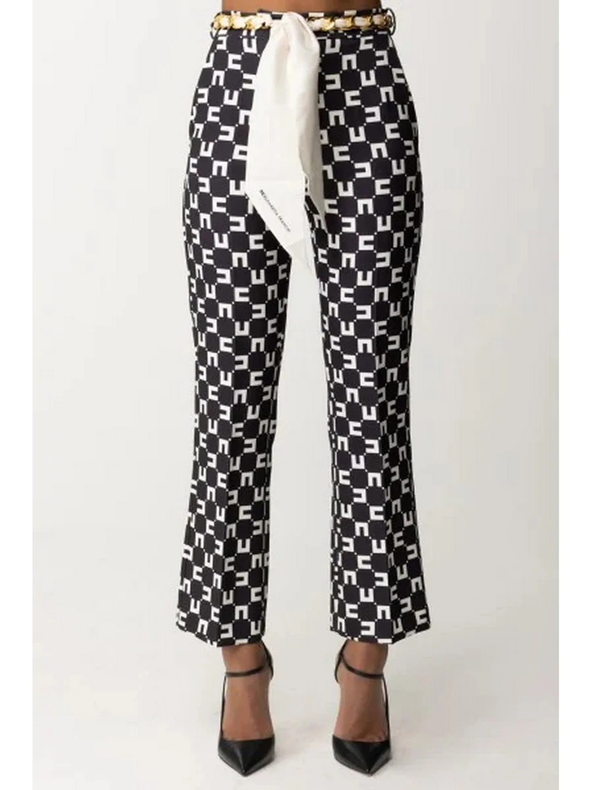 ELISABETTA FRANCHI Pantalone Donna  PAS1641E2 685 Nero - Image 2