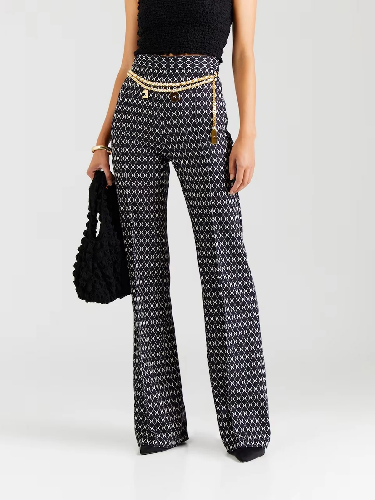 ELISABETTA FRANCHI Pantalone Donna  PAS3546E2 685 Nero - Image 2