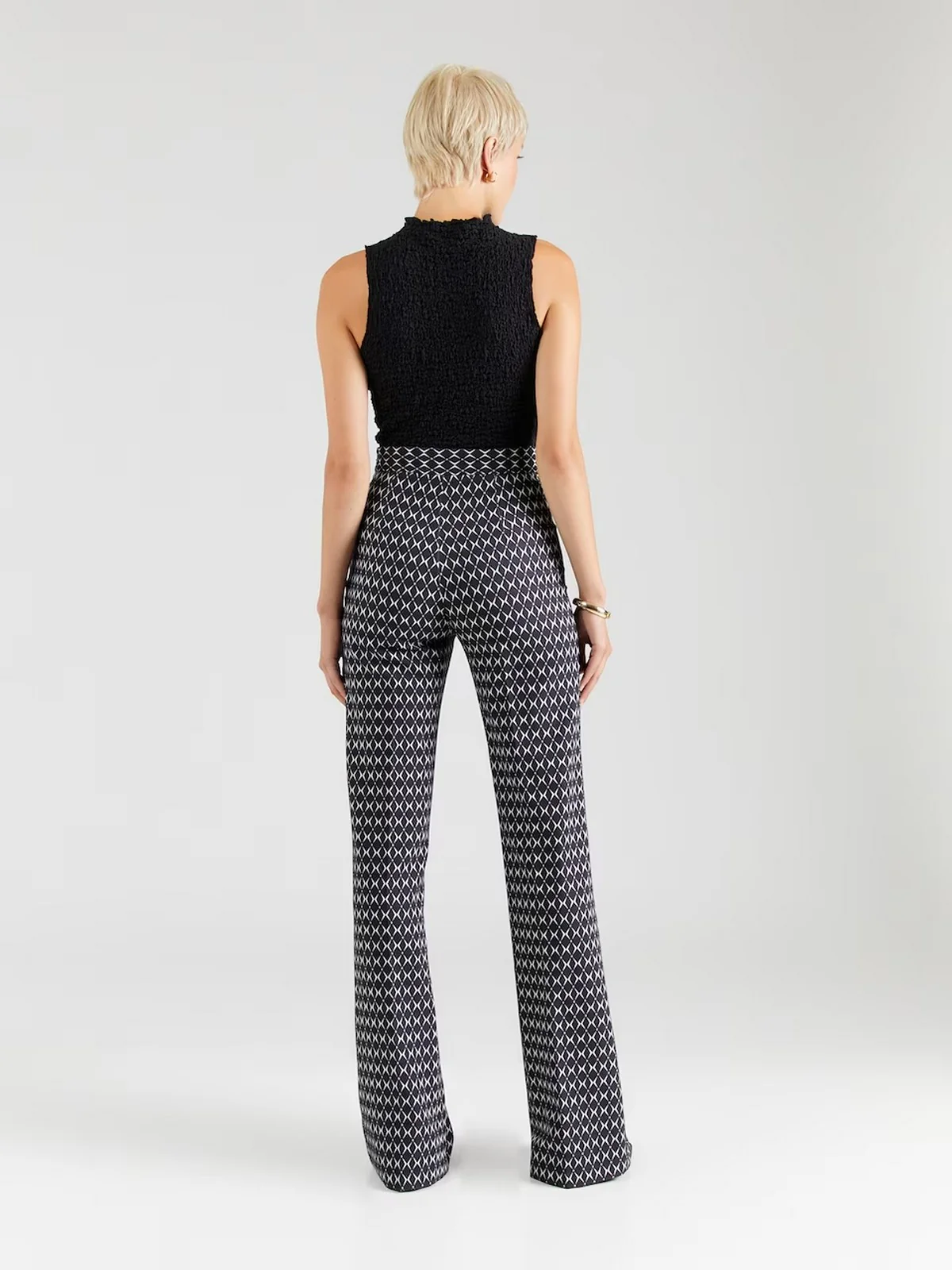 ELISABETTA FRANCHI Pantalone Donna  PAS3546E2 685 Nero - Image 4