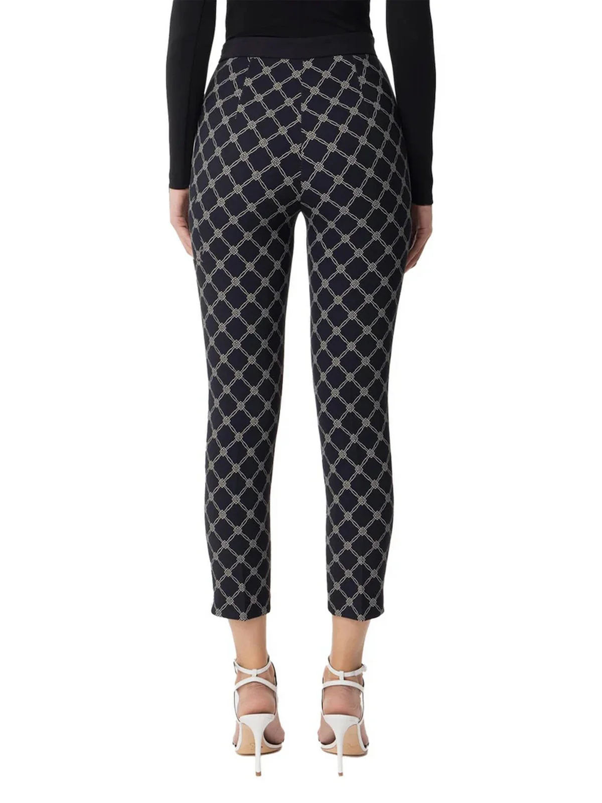 ELISABETTA FRANCHI Pantalone Donna  PAS7151E2-685 Nero - Image 3