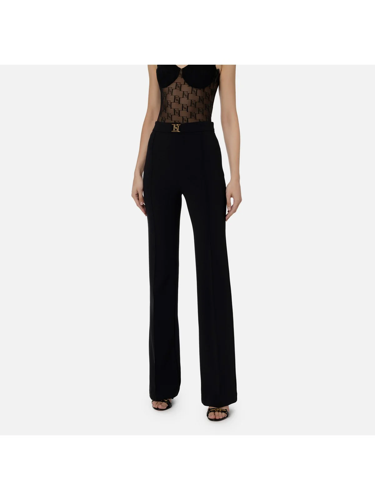 ELISABETTA FRANCHI Pantalone Donna  PAT1541E2 110 Nero - Image 2