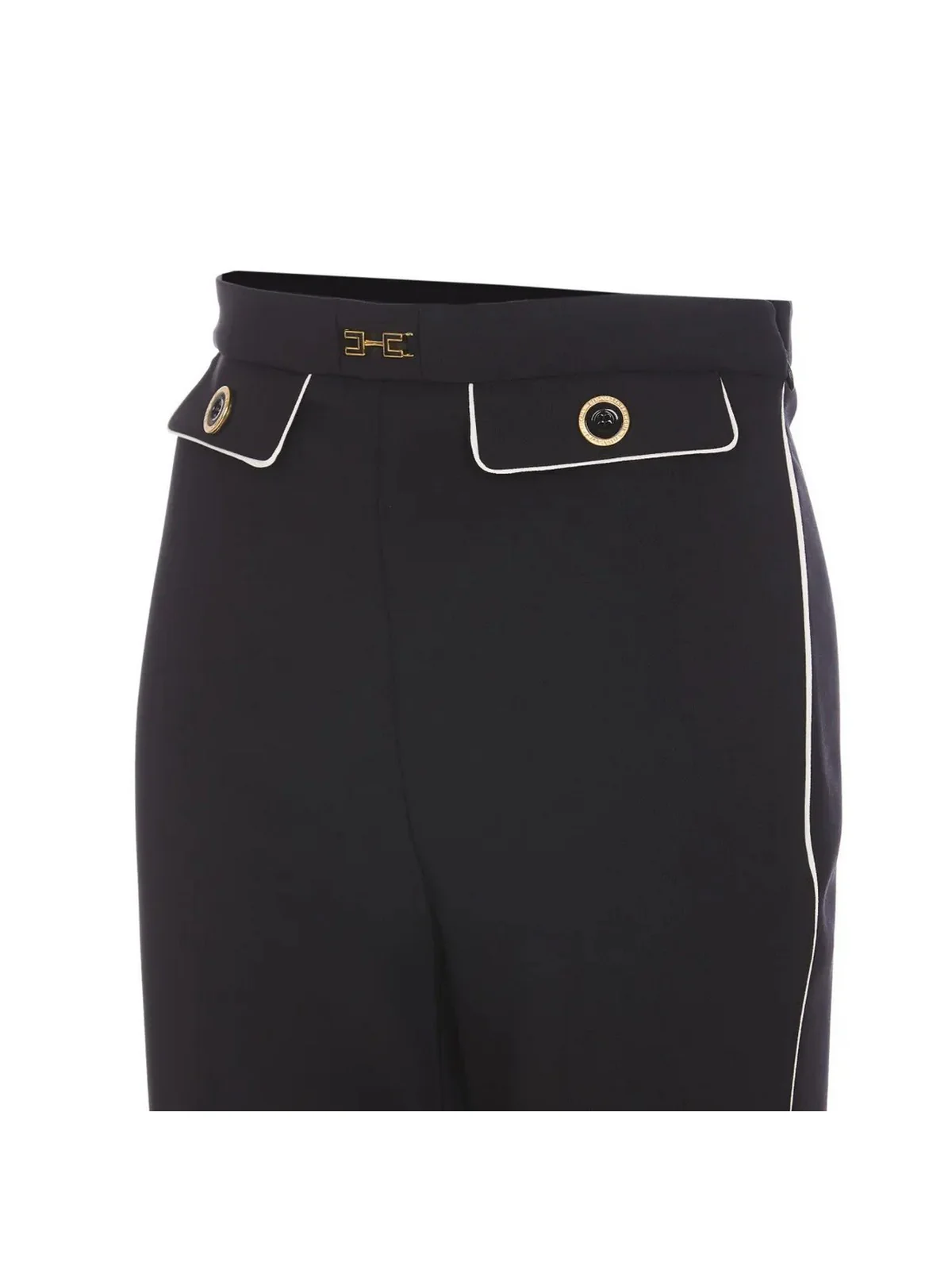 ELISABETTA FRANCHI Pantalone Donna  PAT7151E2-685 Nero - Image 3
