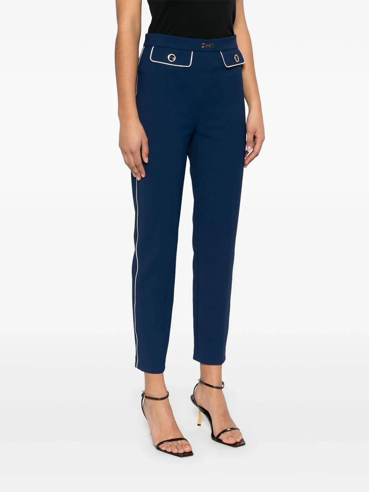 ELISABETTA FRANCHI Pantalone Donna  PAT7151E2-DN9 Blu - Image 2