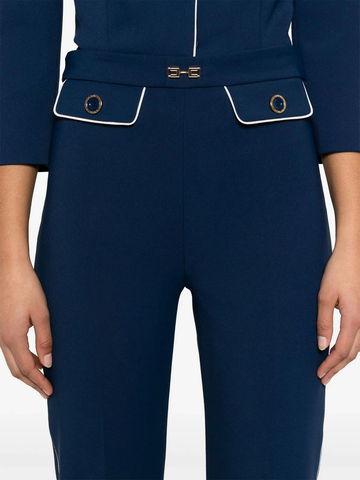 ELISABETTA FRANCHI Pantalone Donna  PAT7151E2-DN9 Blu - Image 3
