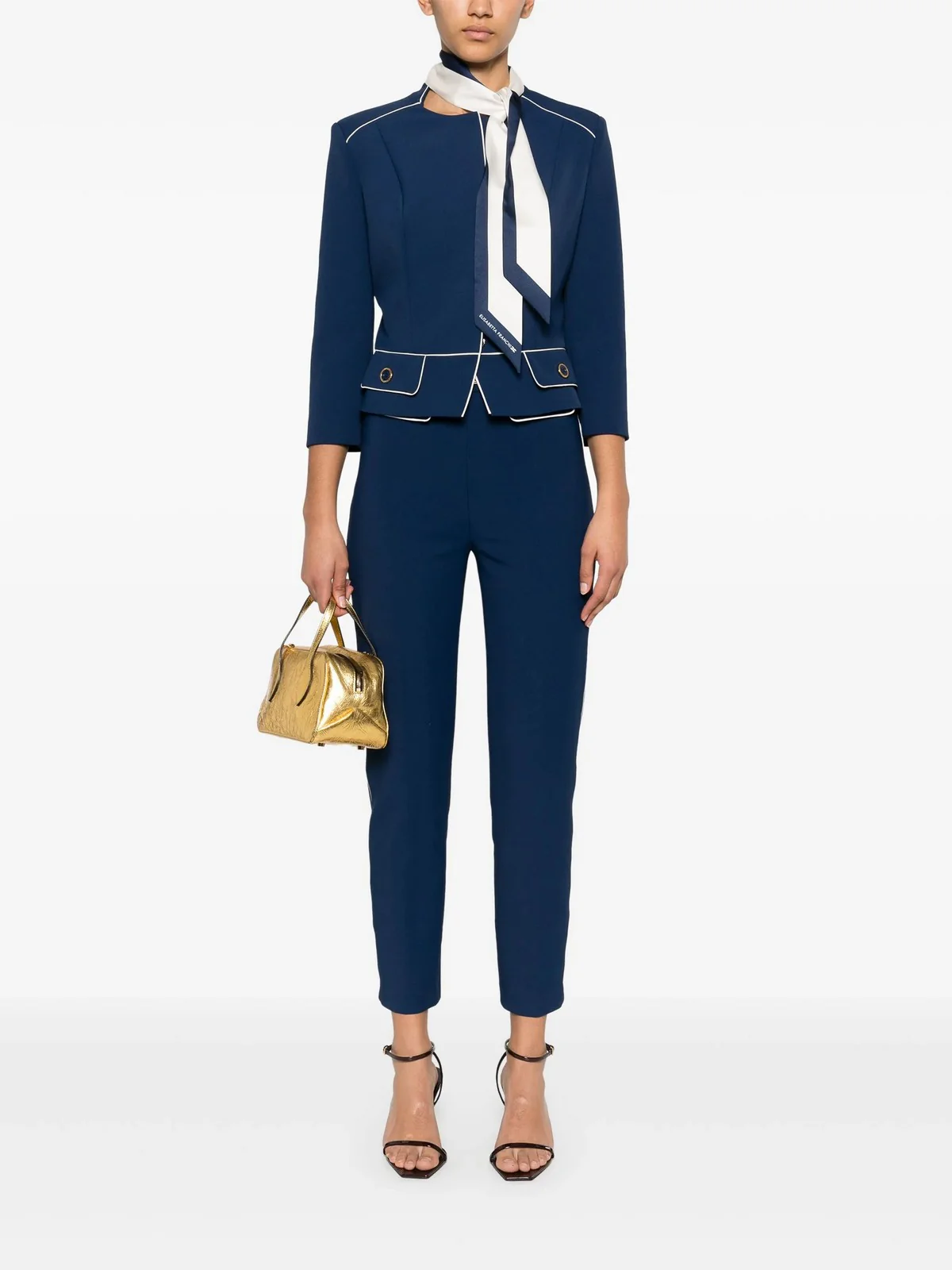 ELISABETTA FRANCHI Pantalone Donna  PAT7151E2-DN9 Blu - Image 5