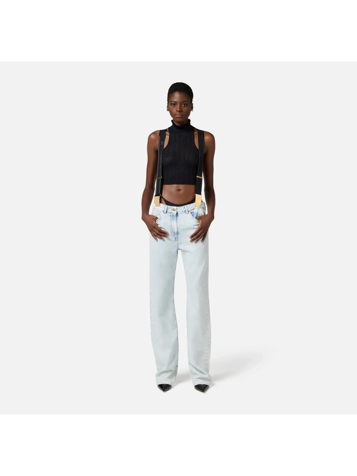 ELISABETTA FRANCHI Pantalone Donna  PJ97I52E2-192 Blu - Image 2