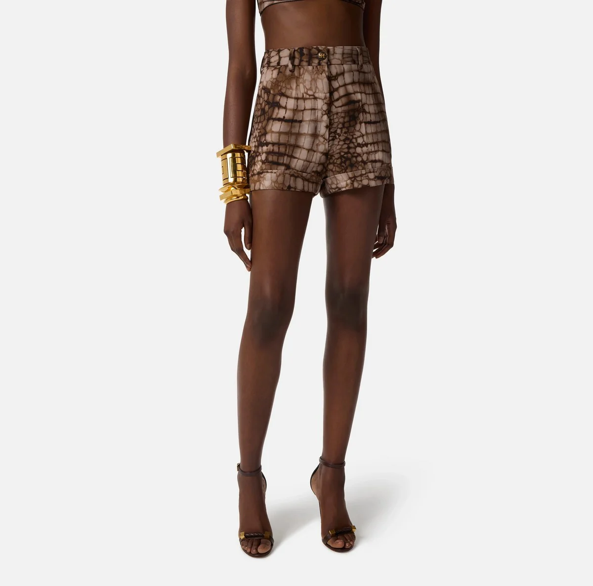 ELISABETTA FRANCHI Pantalone Donna  SH00361E2 644 CACAO - Image 4