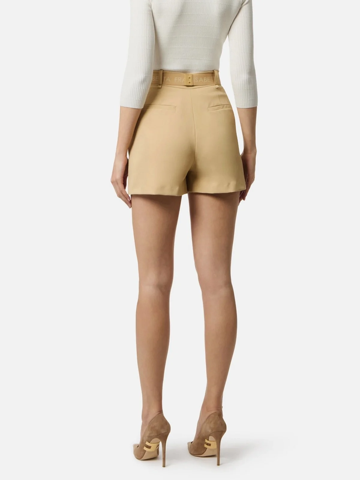 ELISABETTA FRANCHI Pantalone Donna  SH00861E2 470 CAMMELLO - Image 2