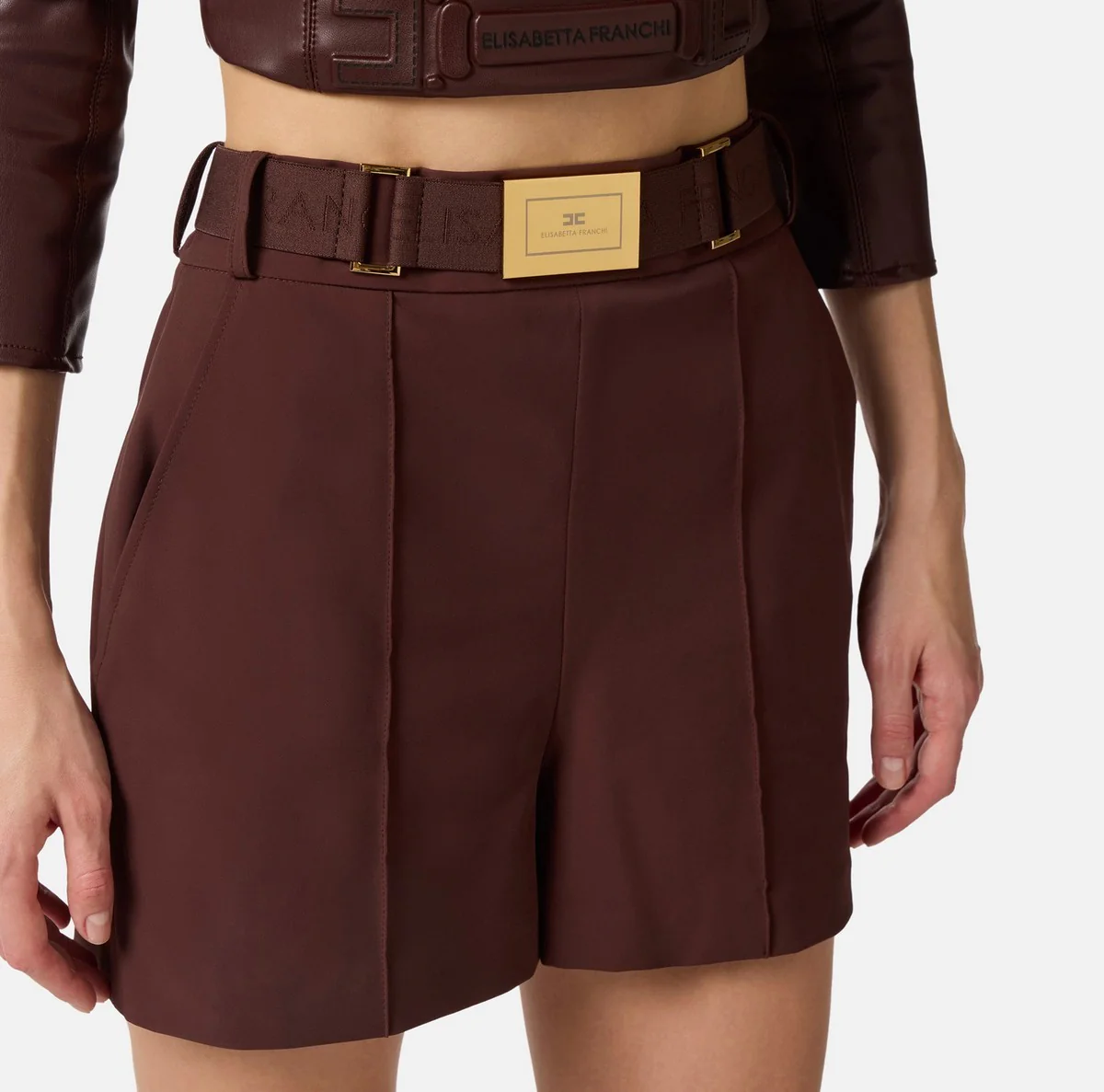 ELISABETTA FRANCHI Pantalone Donna  SH00861E2 644 CACAO - Image 2
