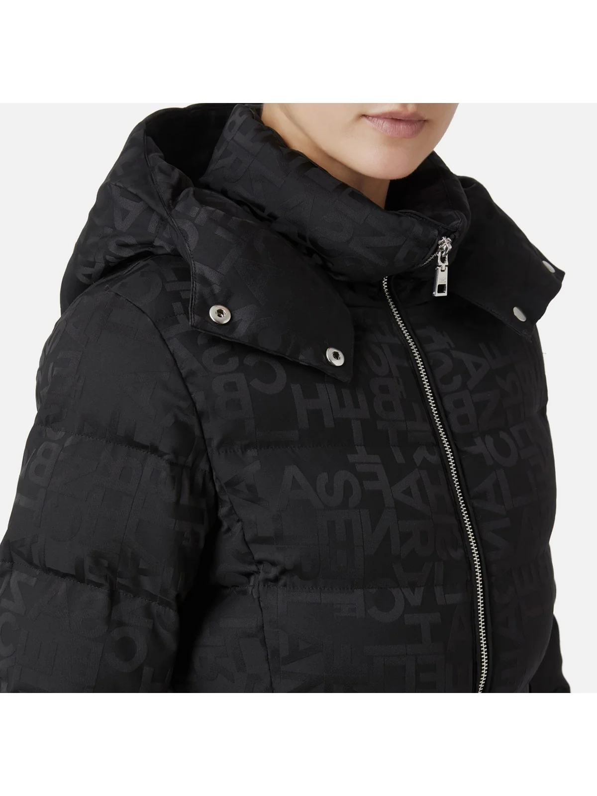 ELISABETTA FRANCHI Piumino Donna  PI70D46E2 110 Nero - Image 2