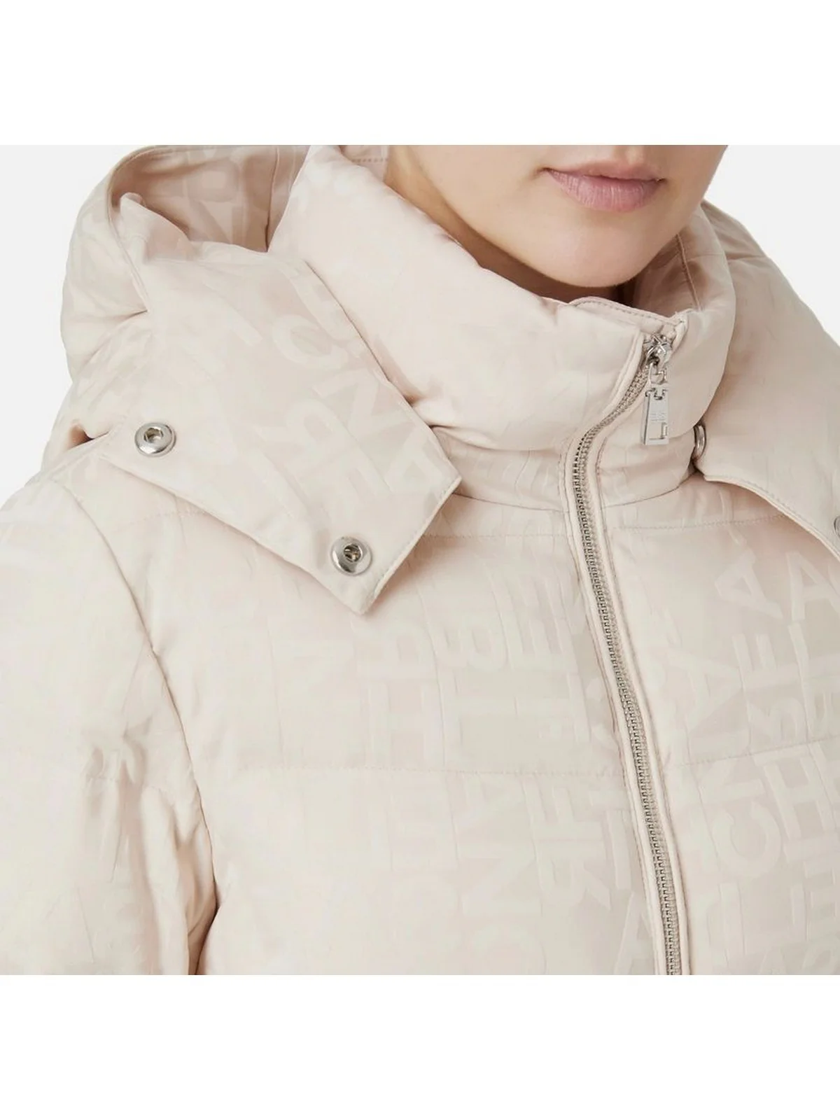ELISABETTA FRANCHI Piumino Donna  PI70D46E2 CI4 Bianco - Image 4