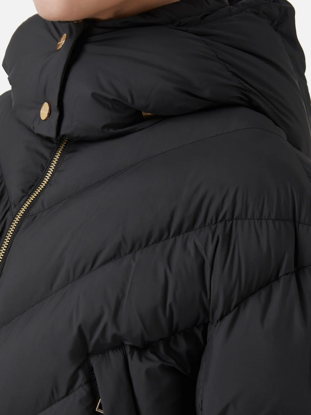 ELISABETTA FRANCHI Piumino Donna PI73D46E2 110 Nero - Image 3