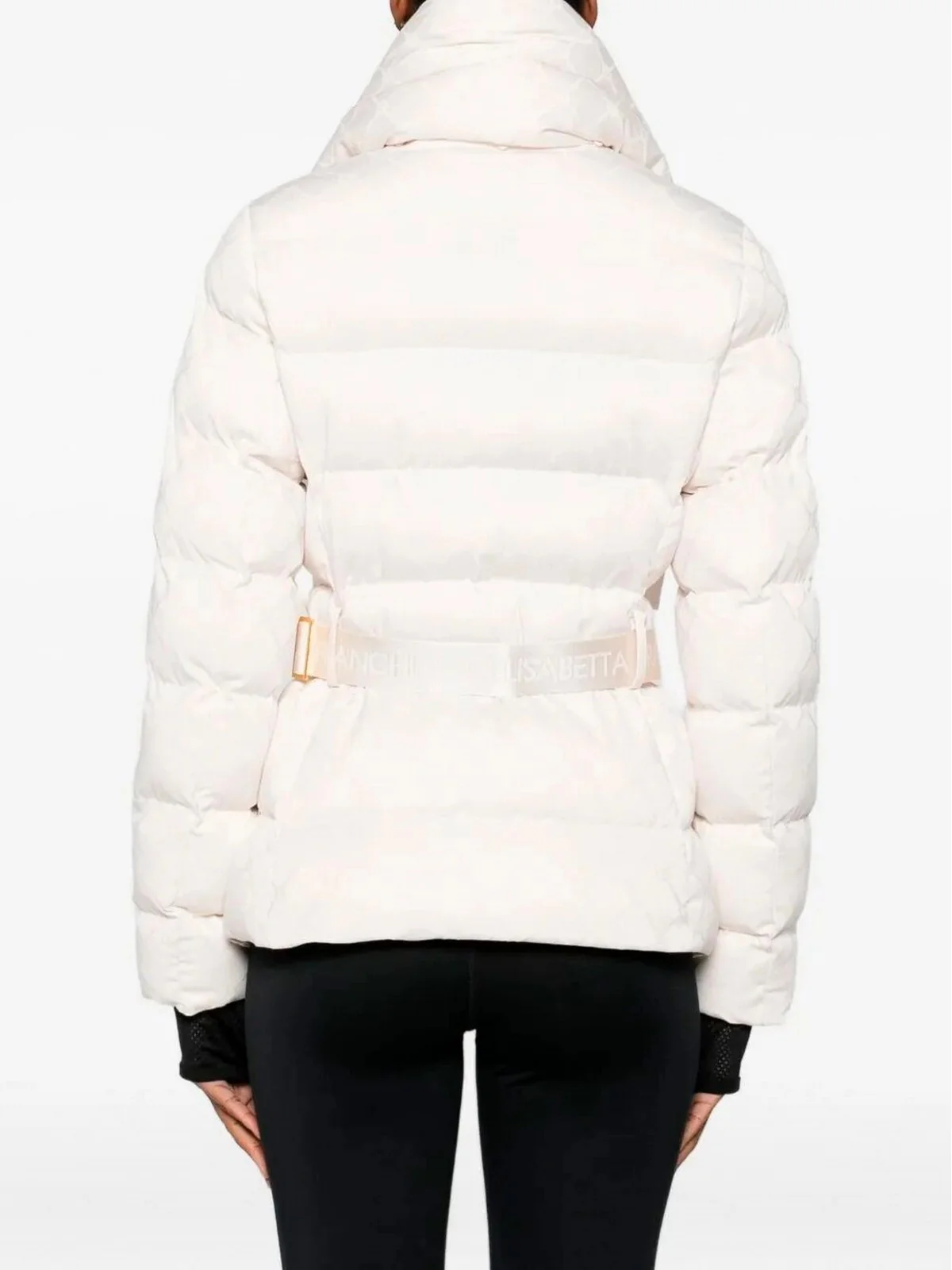 ELISABETTA FRANCHI Piumino Donna  PI83D56E2 DZ9 MILK - Image 3