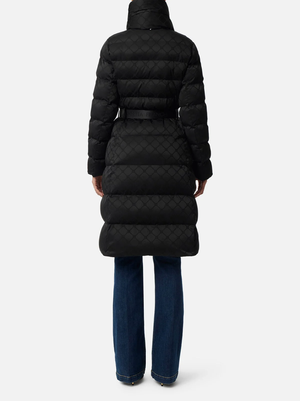 ELISABETTA FRANCHI Piumino Donna PI84D56E2 110 Nero - Image 4