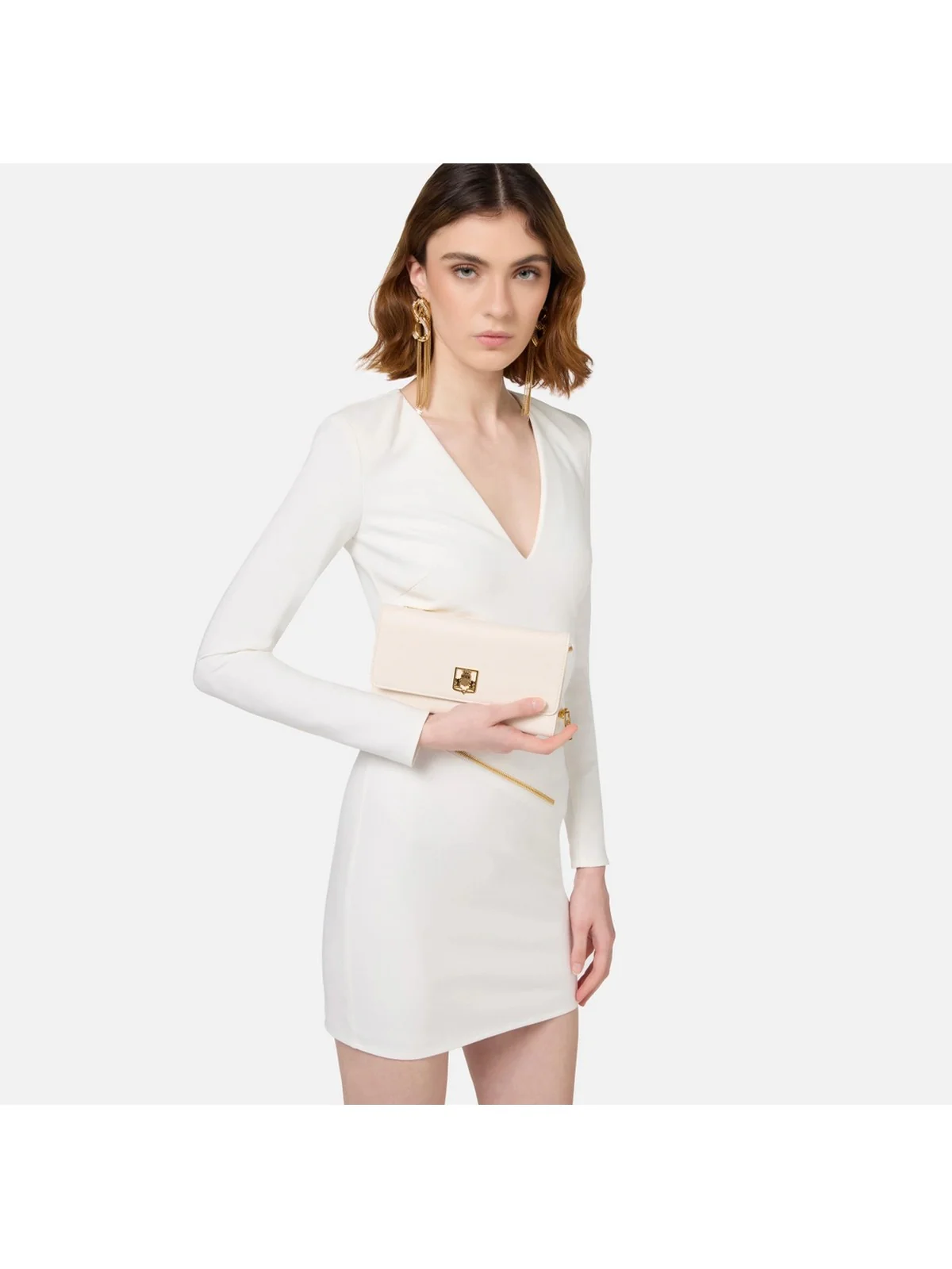 ELISABETTA FRANCHI Portafoglio Donna  PF04A46E2 193 Bianco - Image 3
