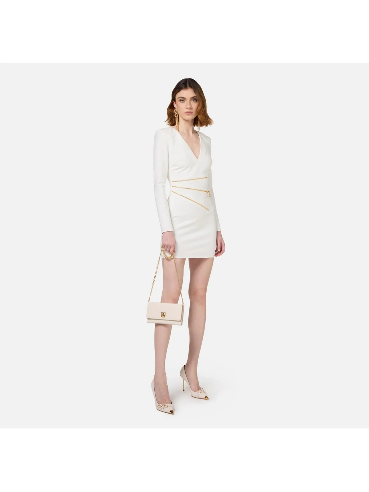 ELISABETTA FRANCHI Portafoglio Donna  PF04A46E2 193 Bianco - Image 4