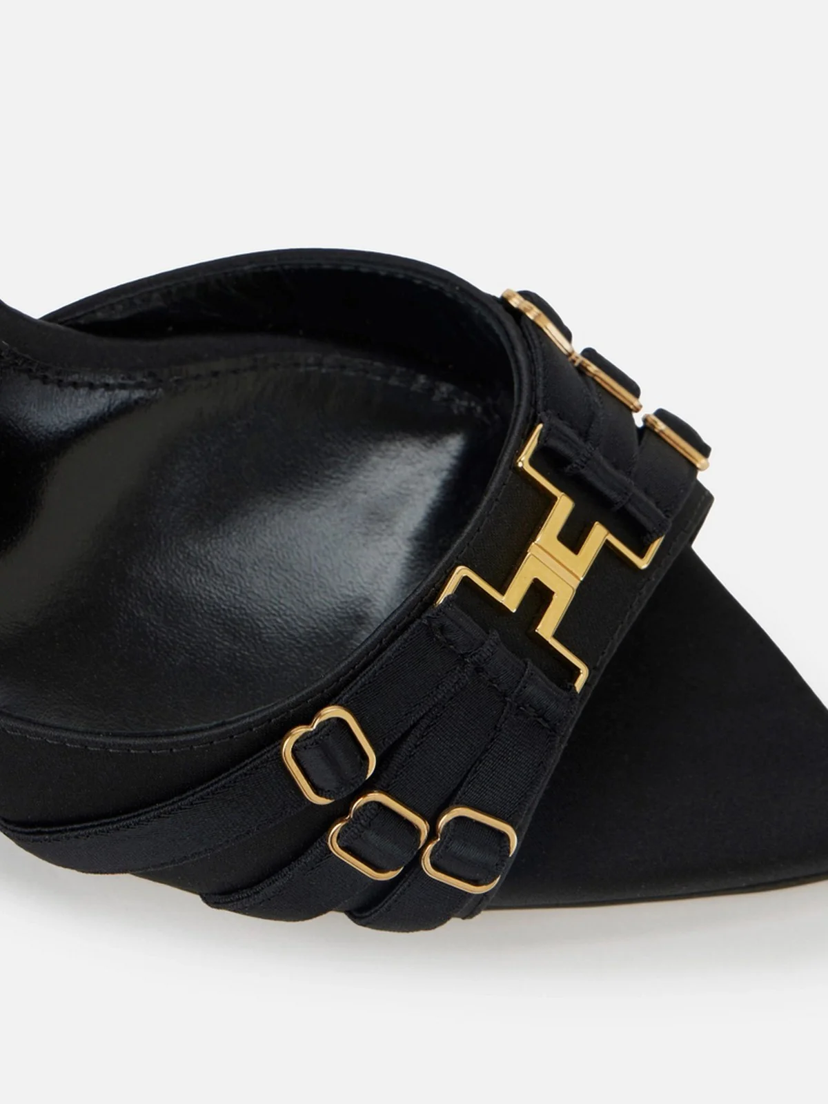 ELISABETTA FRANCHI Sandalo Donna  SA76L62E2 110 NERO - Image 3