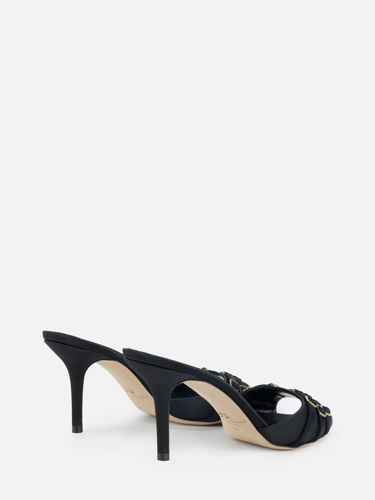 ELISABETTA FRANCHI Sandalo Donna  SA76L62E2 110 NERO - Image 4