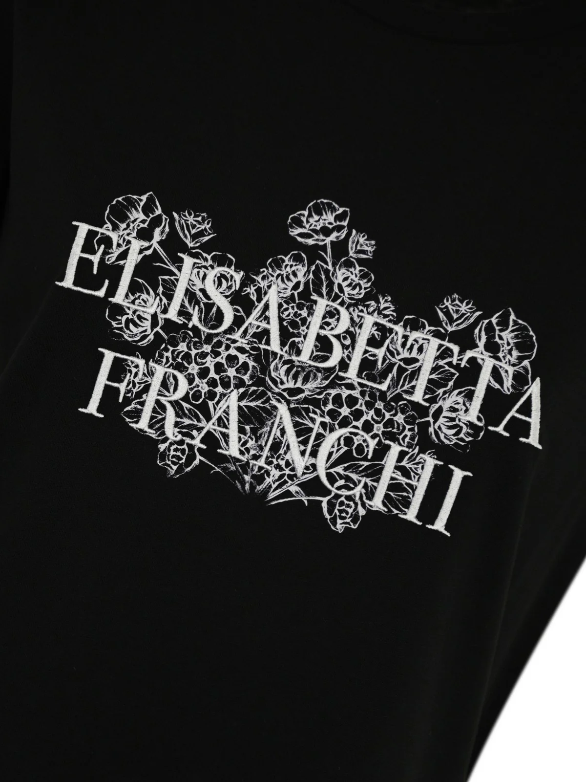 ELISABETTA FRANCHI T-shirt Donna  MA00351E2-110 Nero - Image 3