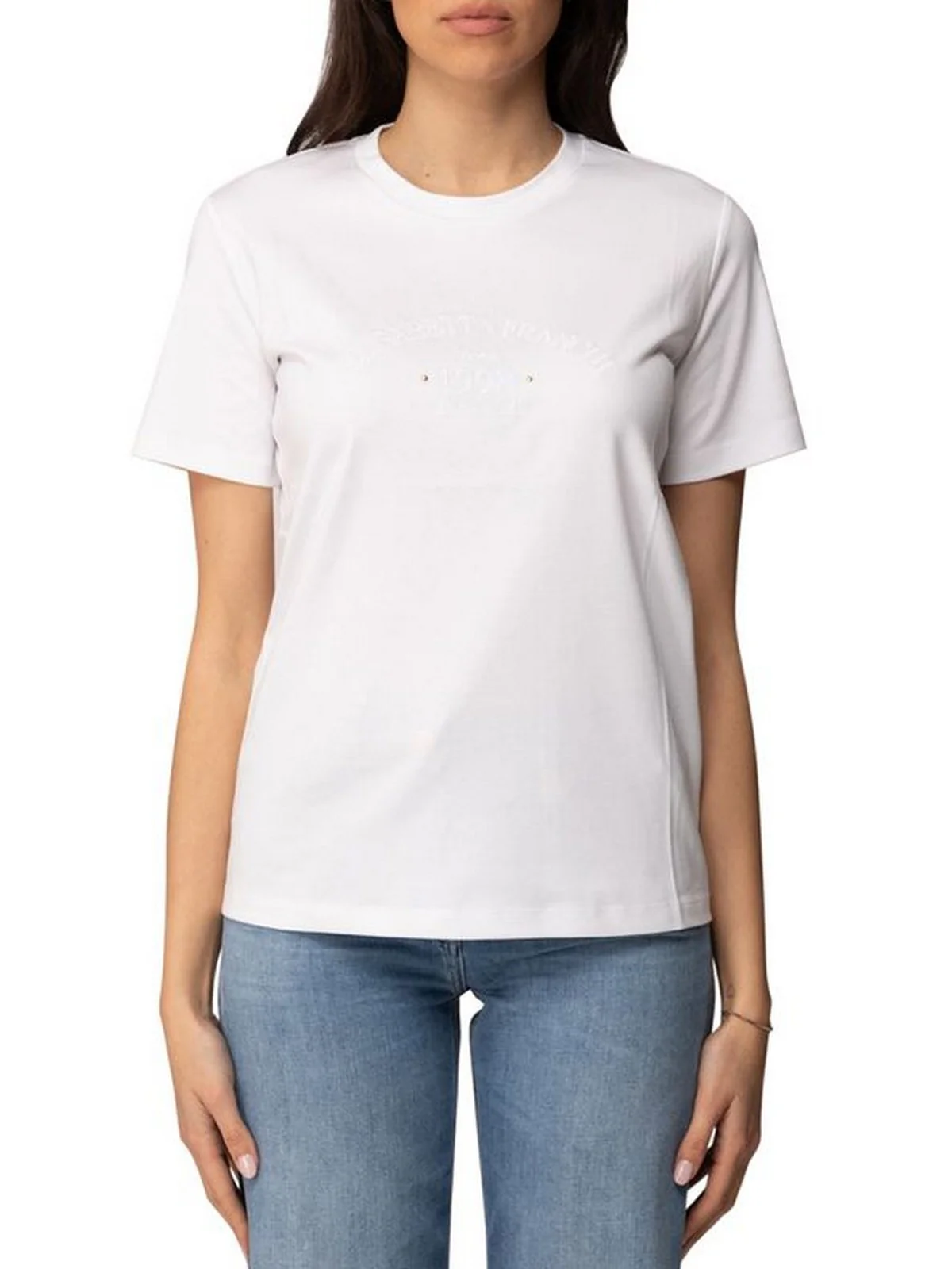 ELISABETTA FRANCHI T-shirt Donna  MA01761E2 270 GESSO - Image 2